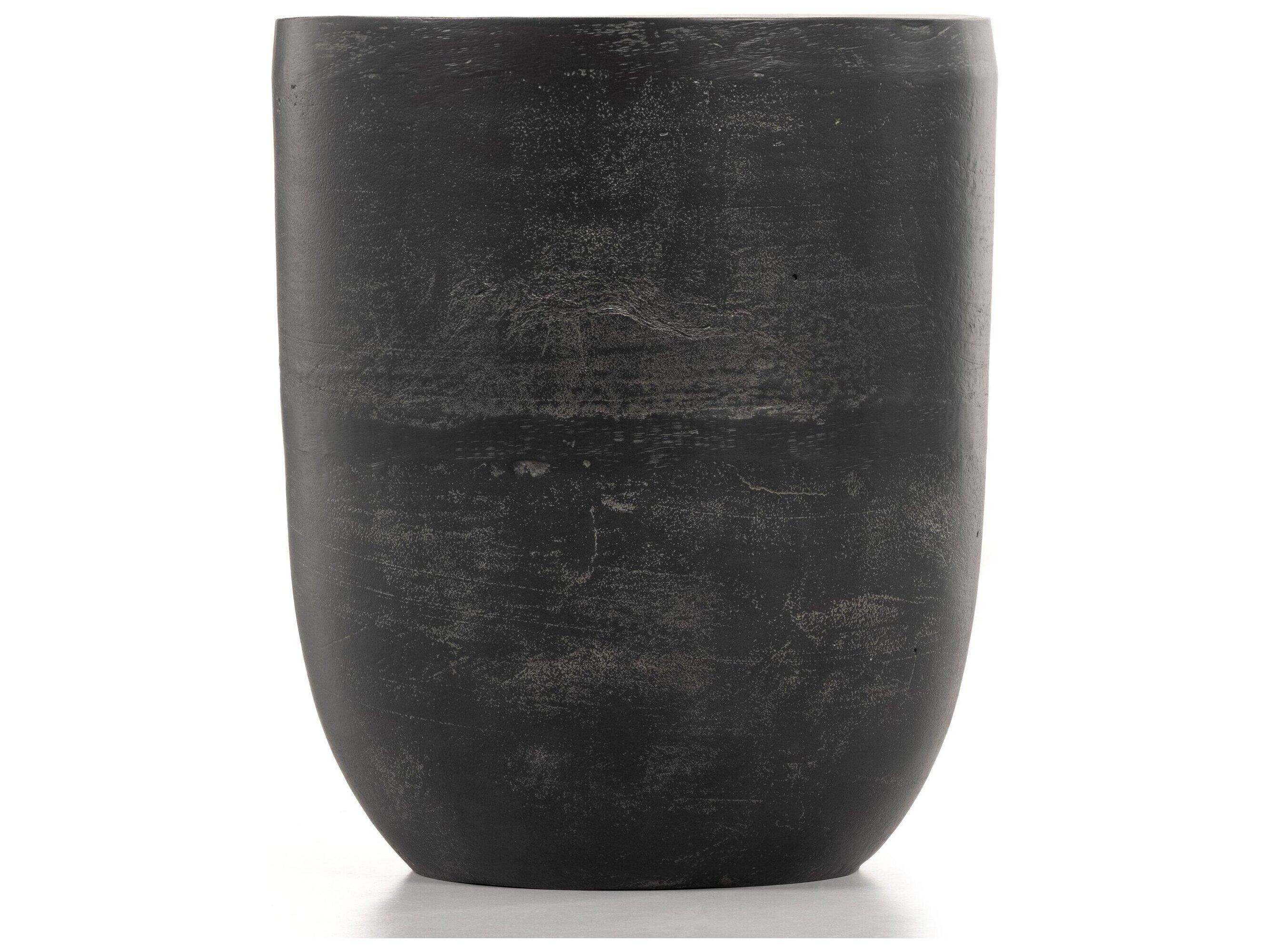 Four Hands Outdoor Marlow Aged Grey Aluminum Round End Table