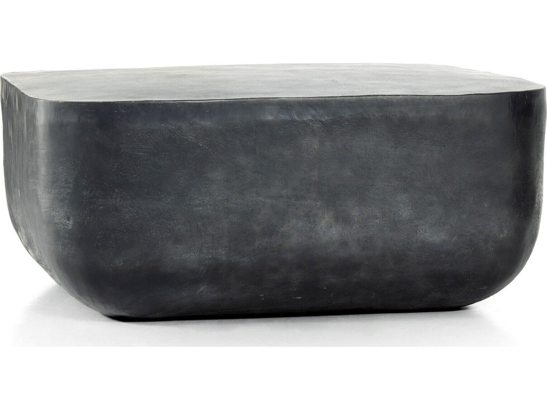 Four Hands Outdoor Marlow Aged Grey Aluminum Square Coffee Table