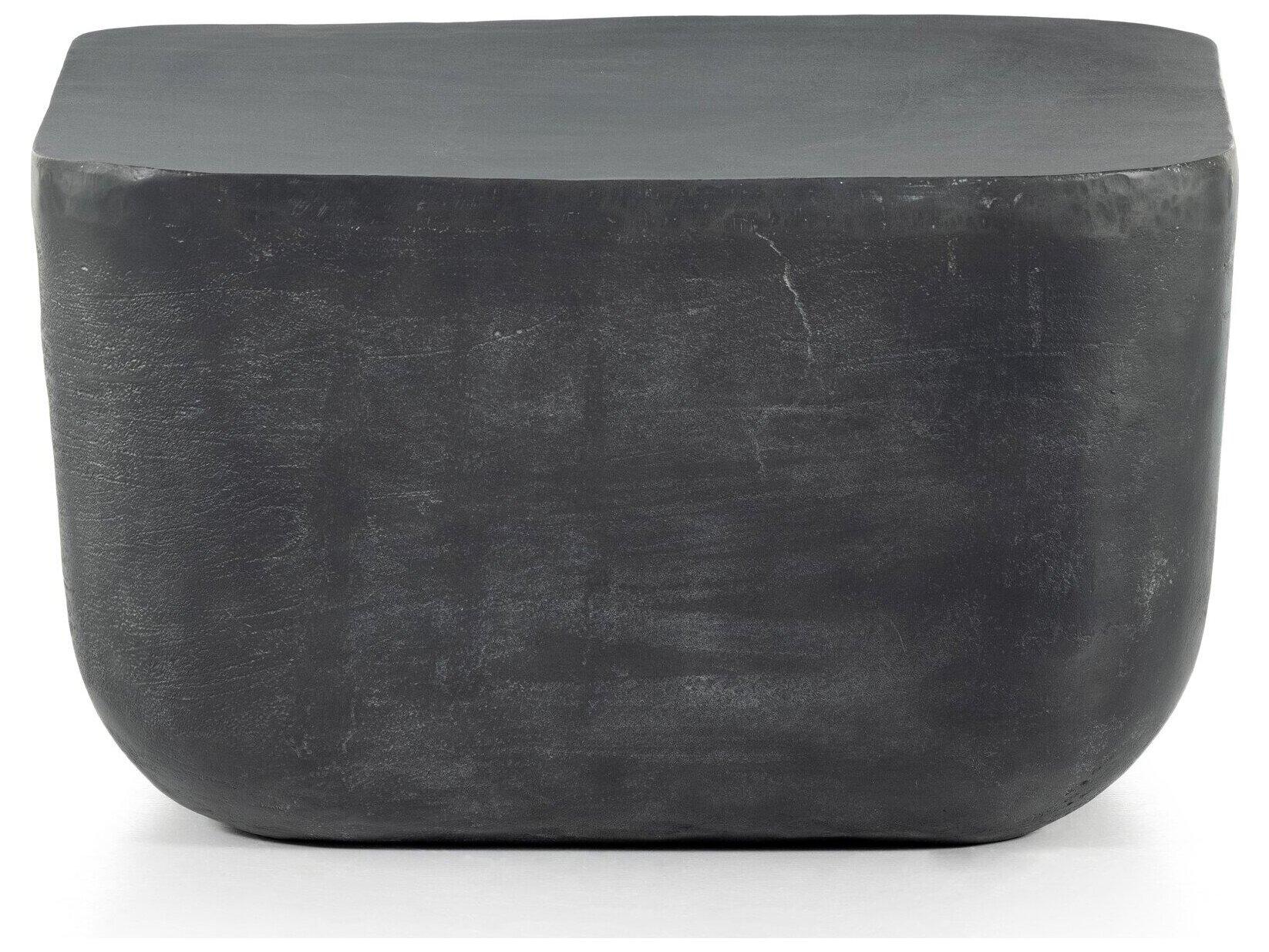 Four Hands Outdoor Marlow Aged Grey Aluminum Square End Table