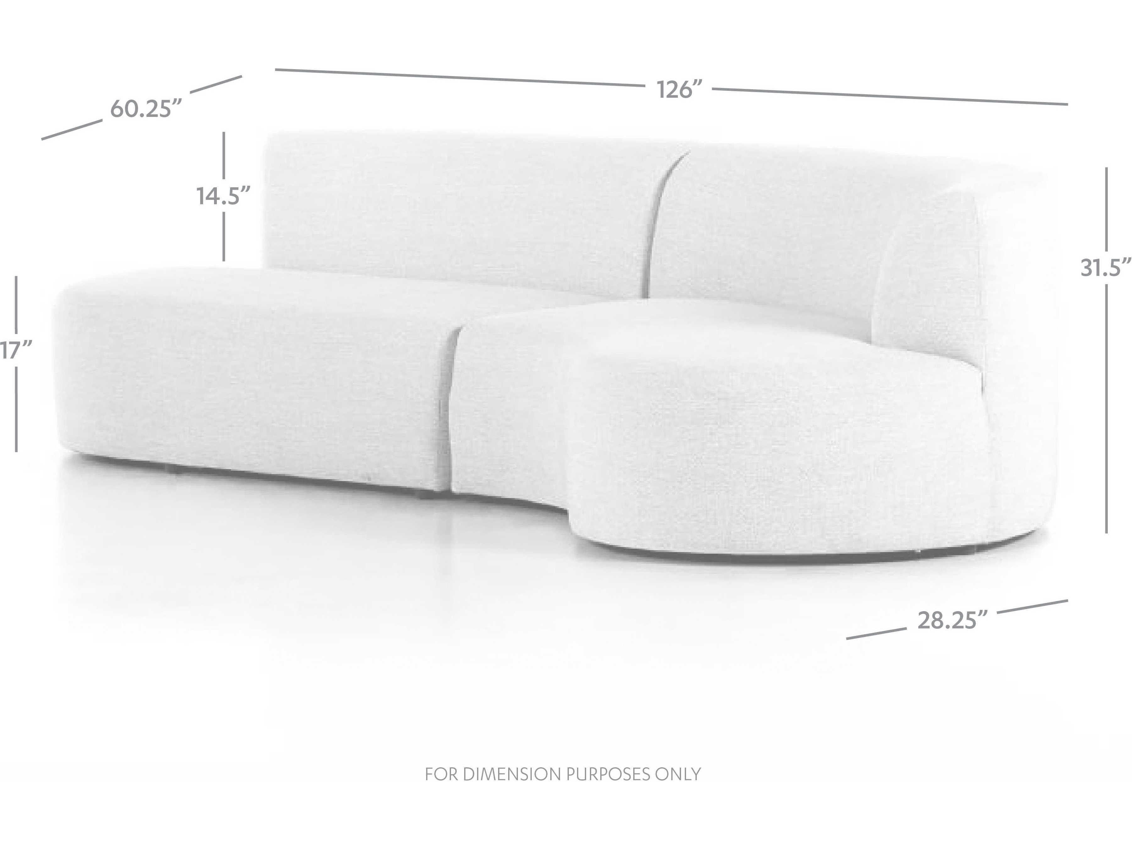Four Hands Outdoor Solano Faye Sand Cushion Sofa