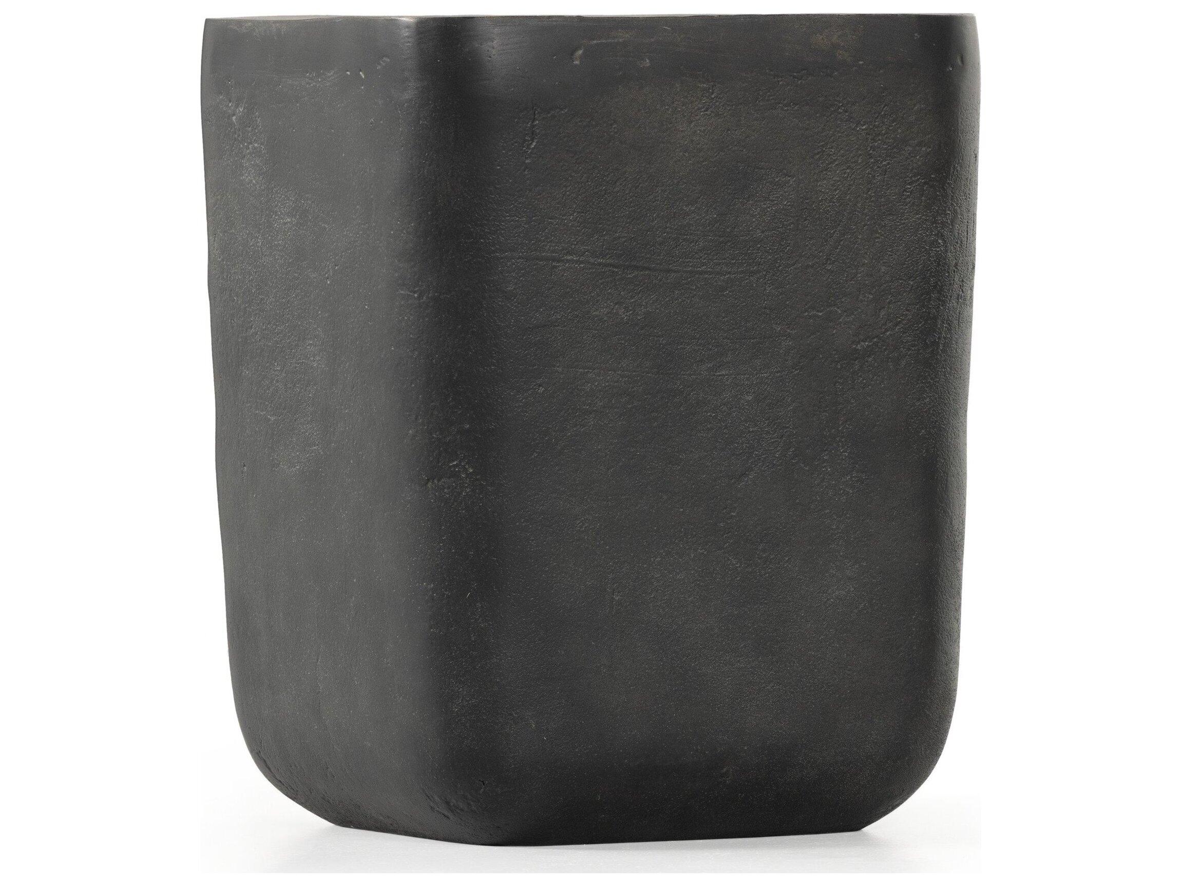 Four Hands Outdoor Marlow Aged Grey Aluminum Square End Table