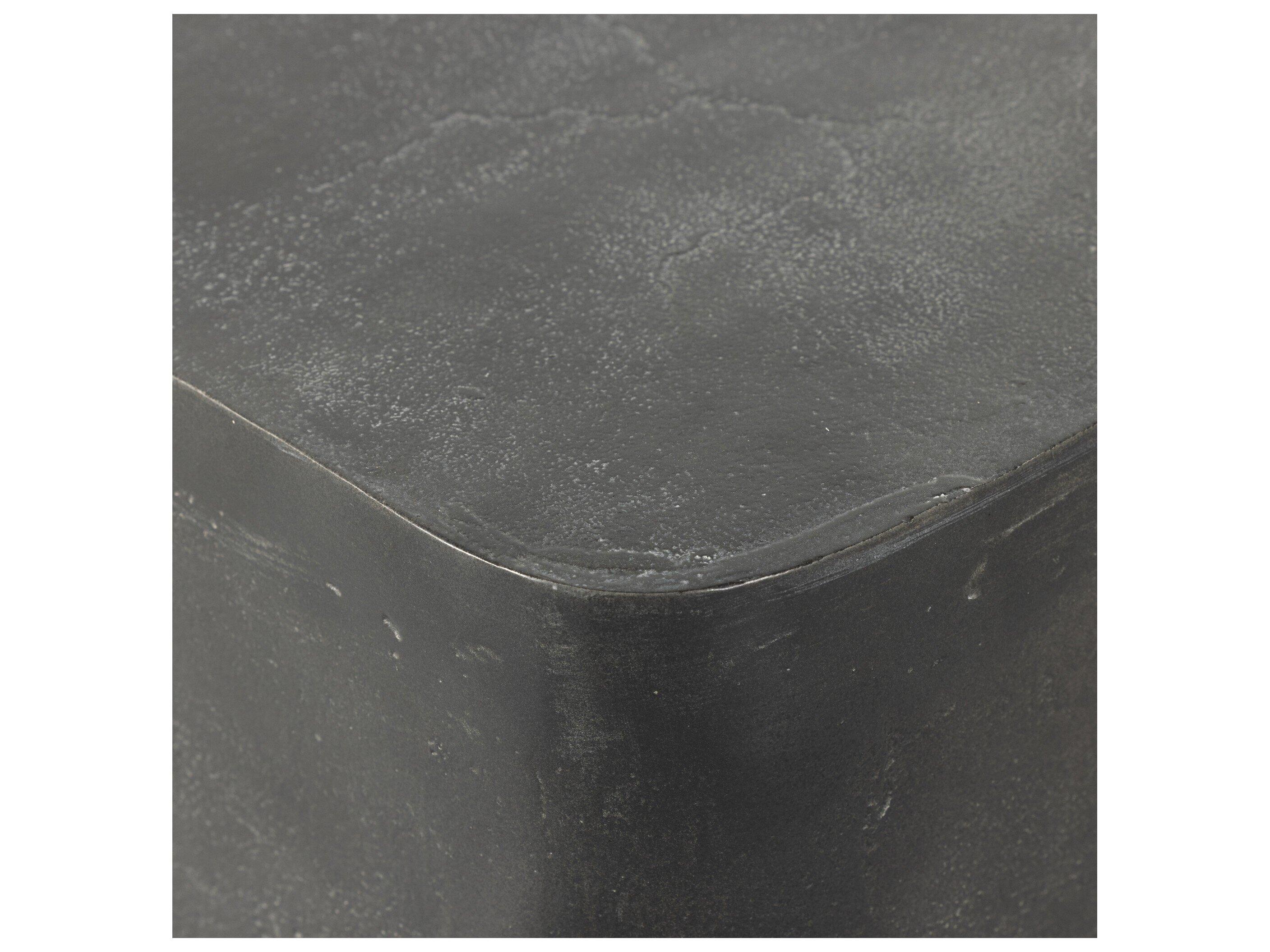 Four Hands Outdoor Marlow Aged Grey Aluminum Square End Table