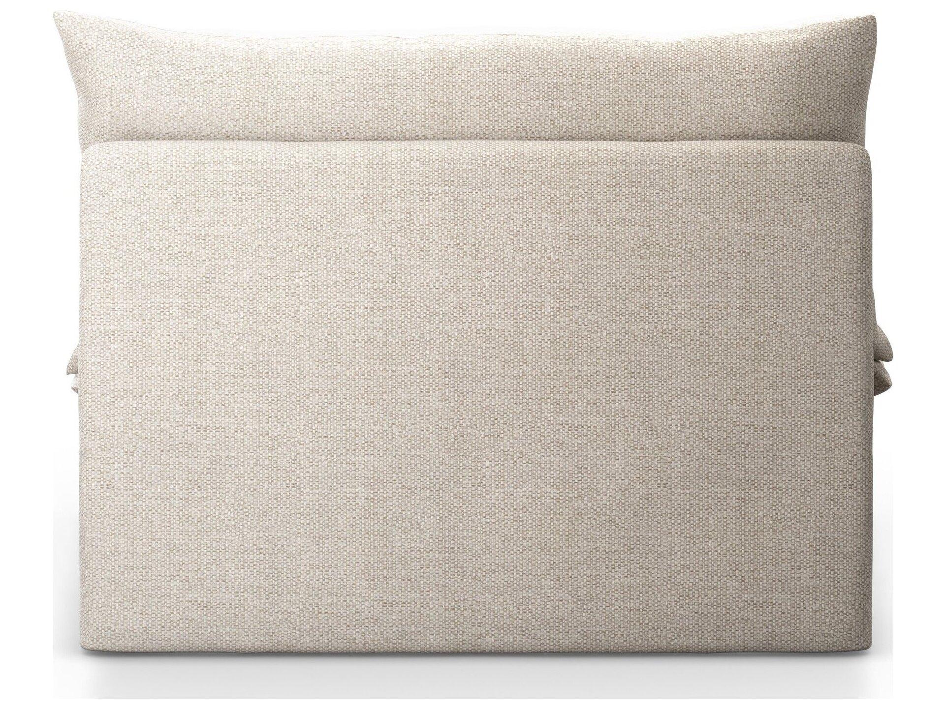 Four Hands Outdoor Solano Grant Fabric Cushion Swivel Lounge Chair in Faye Sand