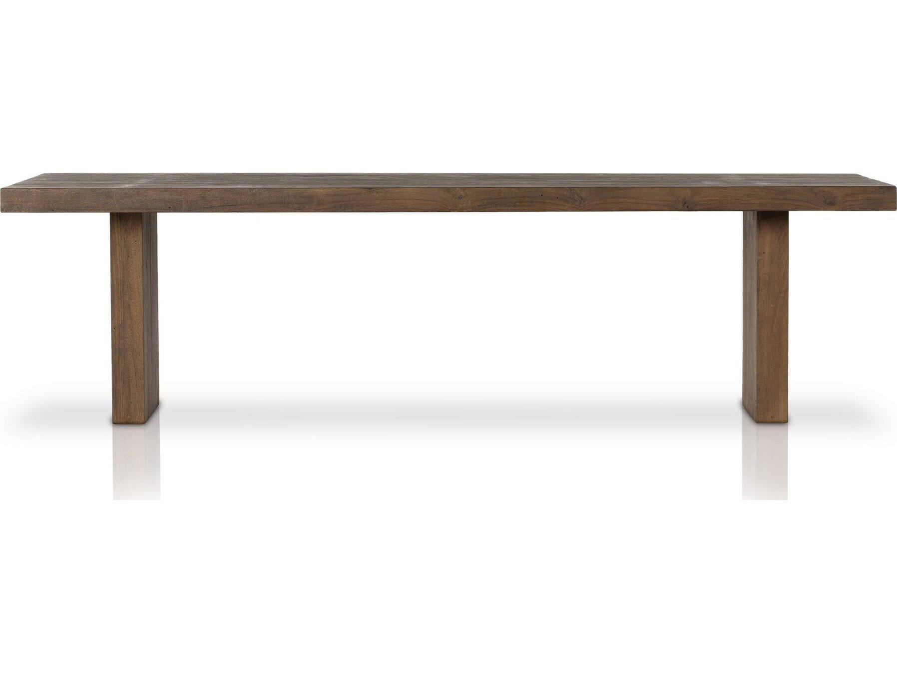 Four Hands Outdoor Duvall Heritage Brown Rectangular Dining Table