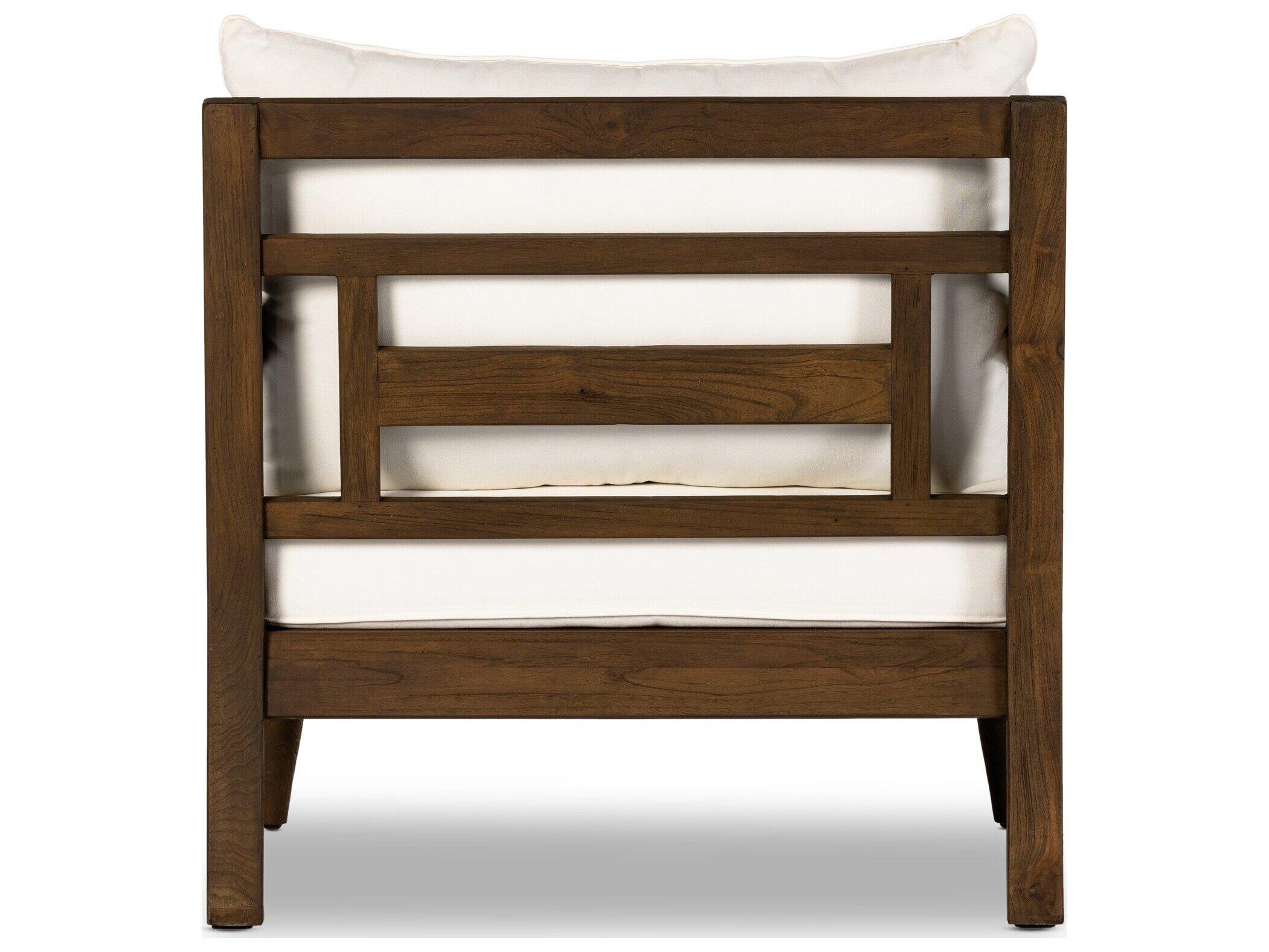 Four Hands Outdoor Providence Venao Ivory / Heritage Brown Lounge Chair