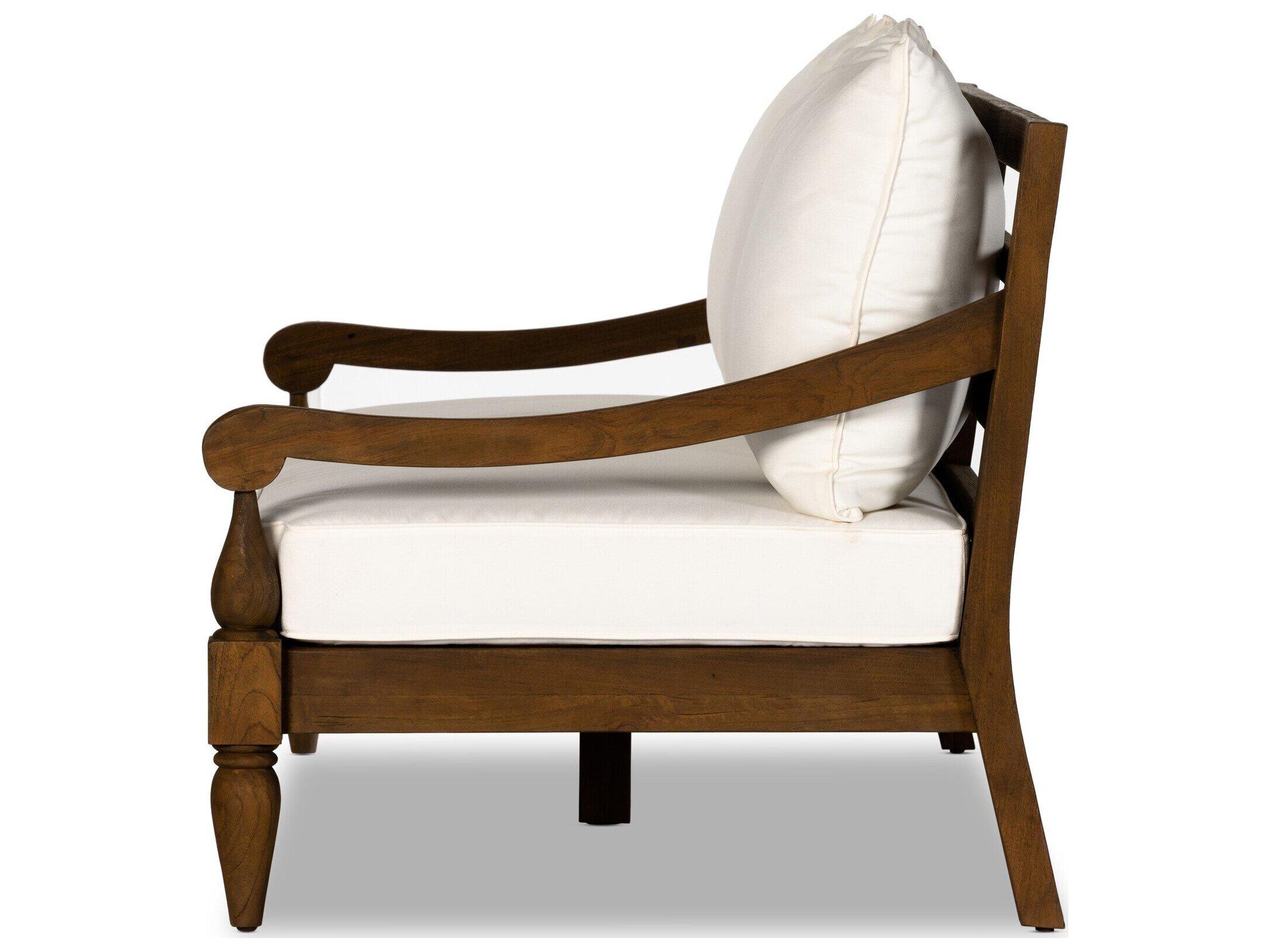 Four Hands Outdoor Providence Venao Ivory Brown Sofa