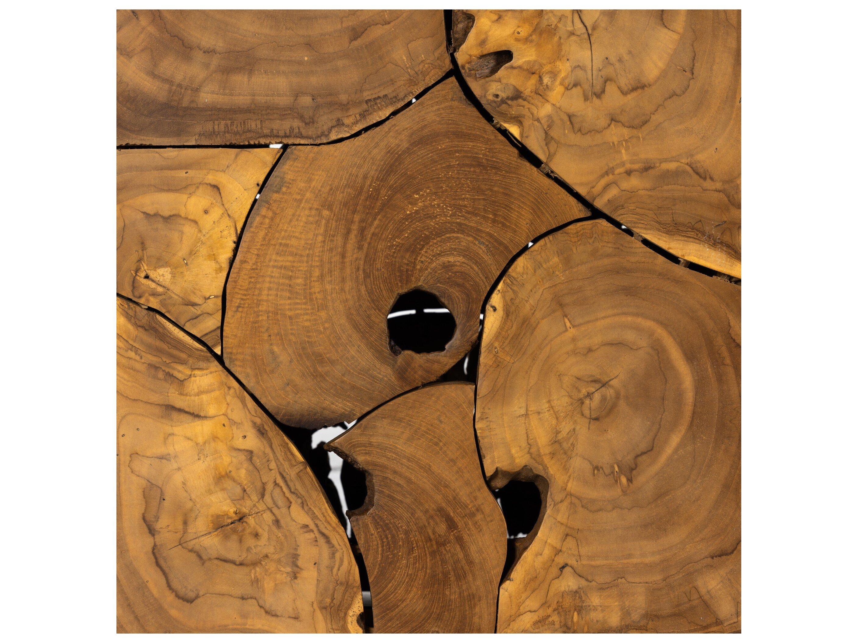 Four Hands Outdoor Providence Teak Root Square End Table