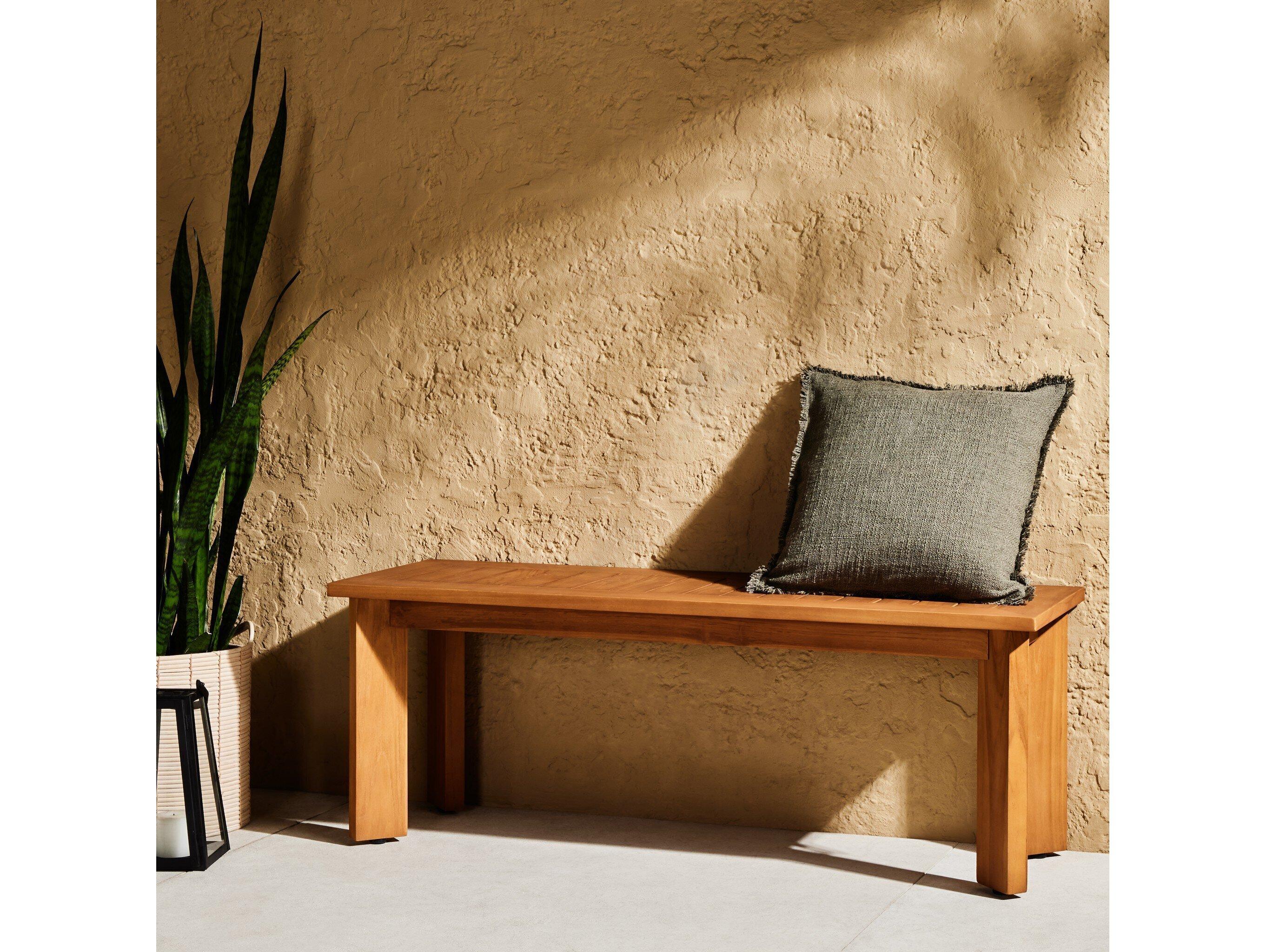 Four Hands Outdoor Willow Textured Olive Pillow