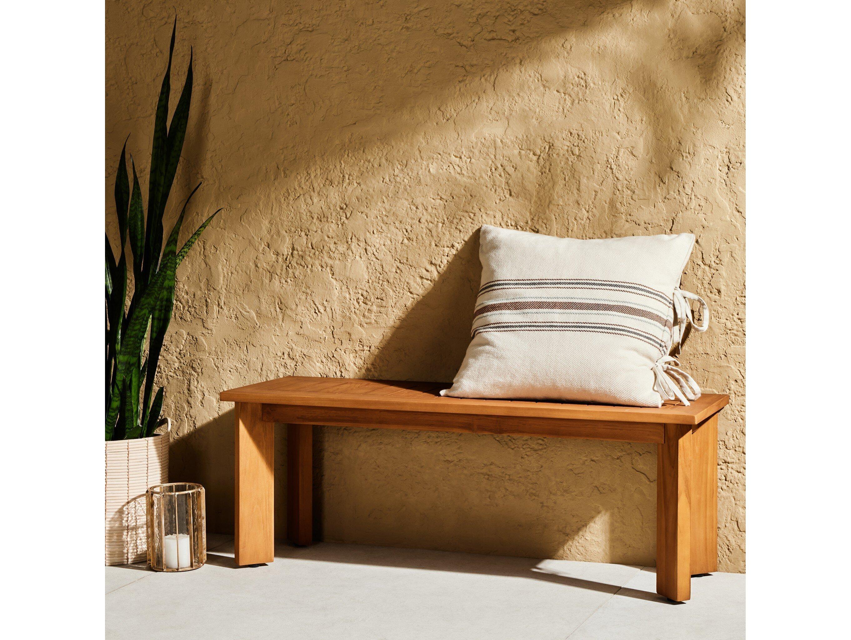 Four Hands Outdoor Willow Gold Stripe Pillow
