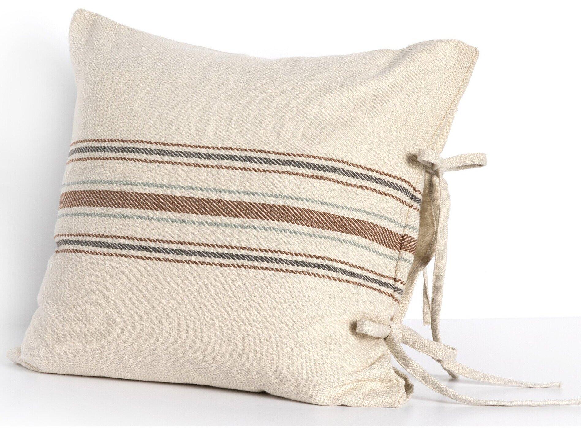 Four Hands Outdoor Willow Gold Stripe Pillow