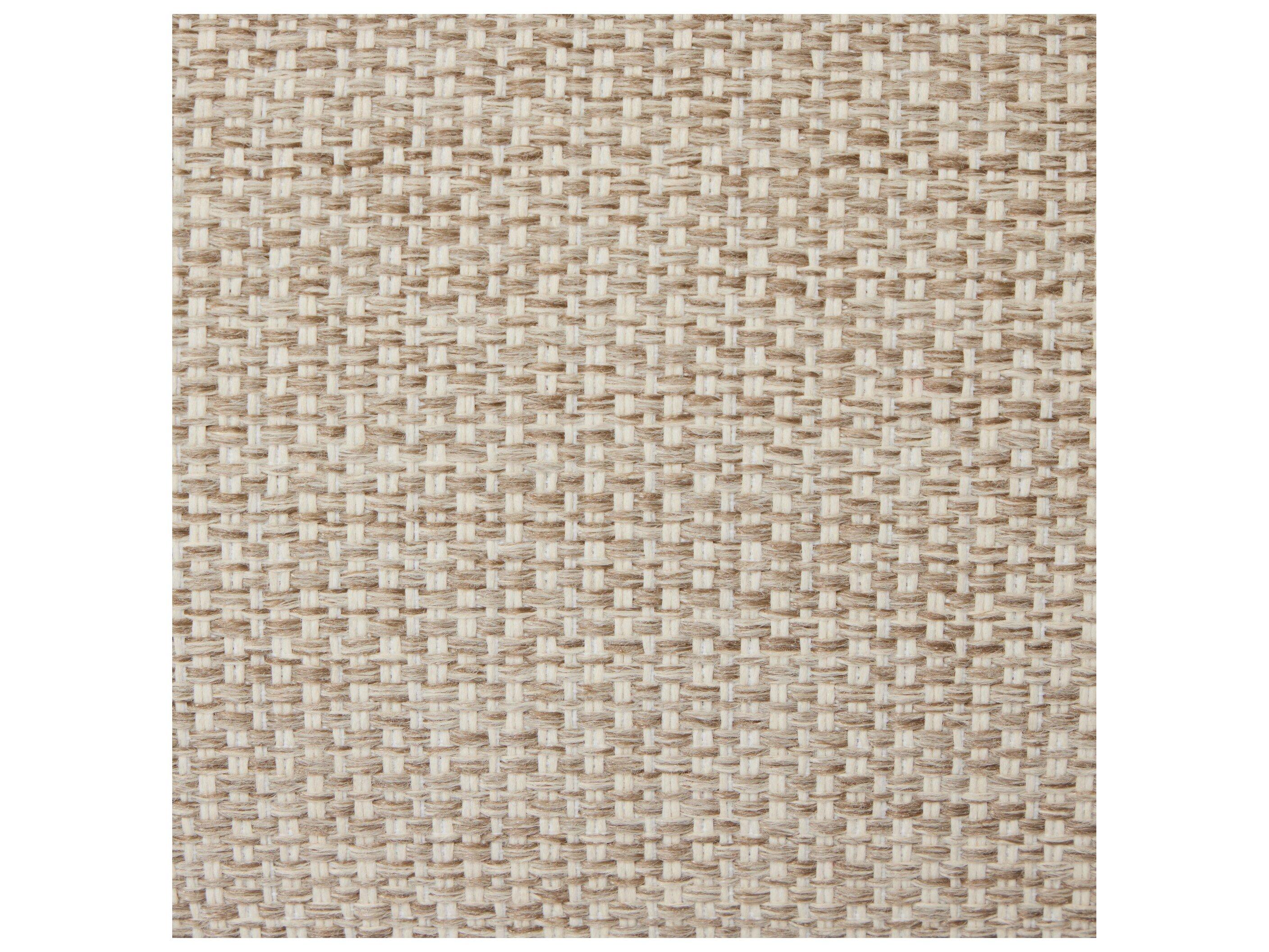 Four Hands Outdoor Solano Natural Teak Right Facing Chaise Lounge with Faye Sand Cushion