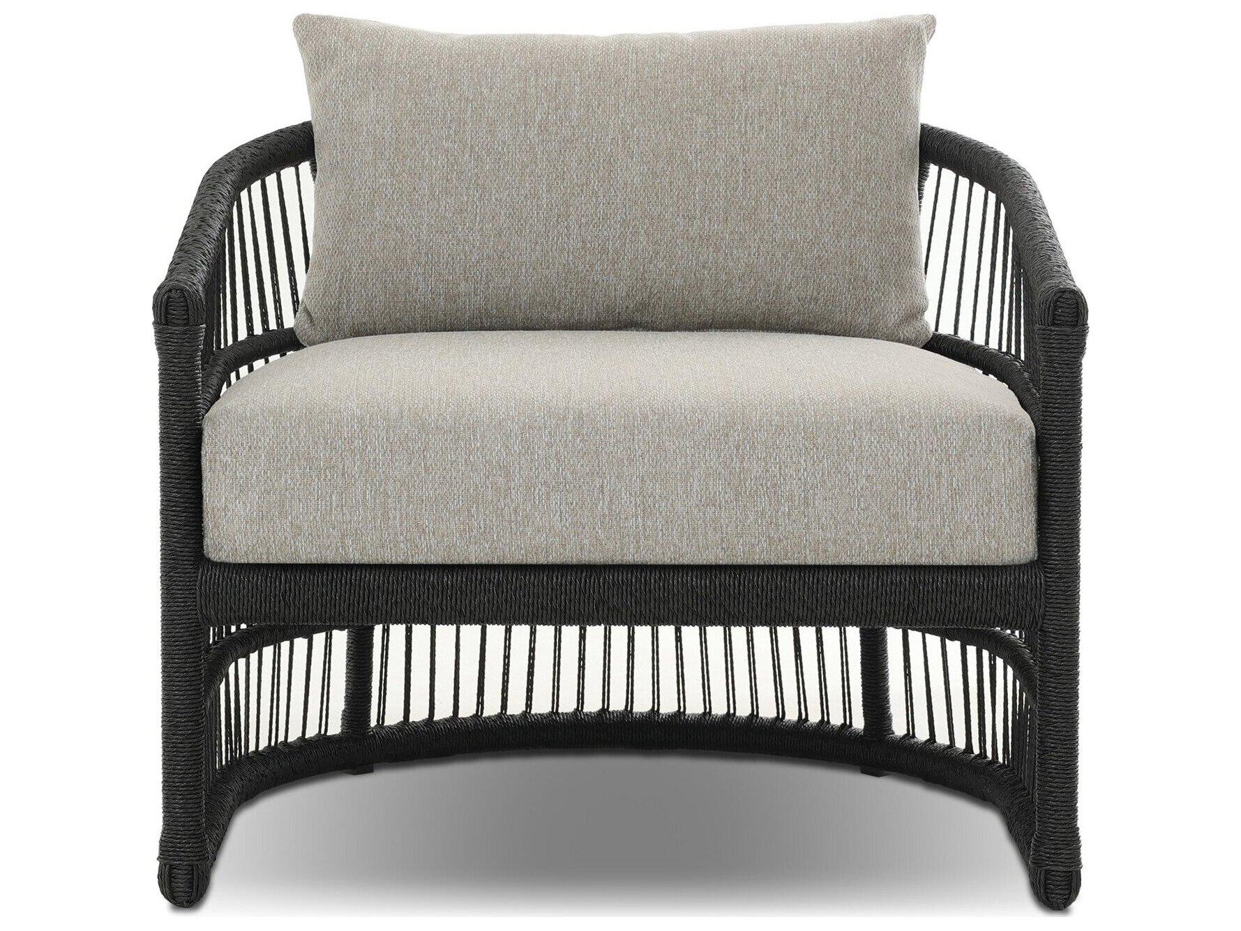 Four Hands Outdoor Solano Concha Fog Wicker Cushion Lounge Chair