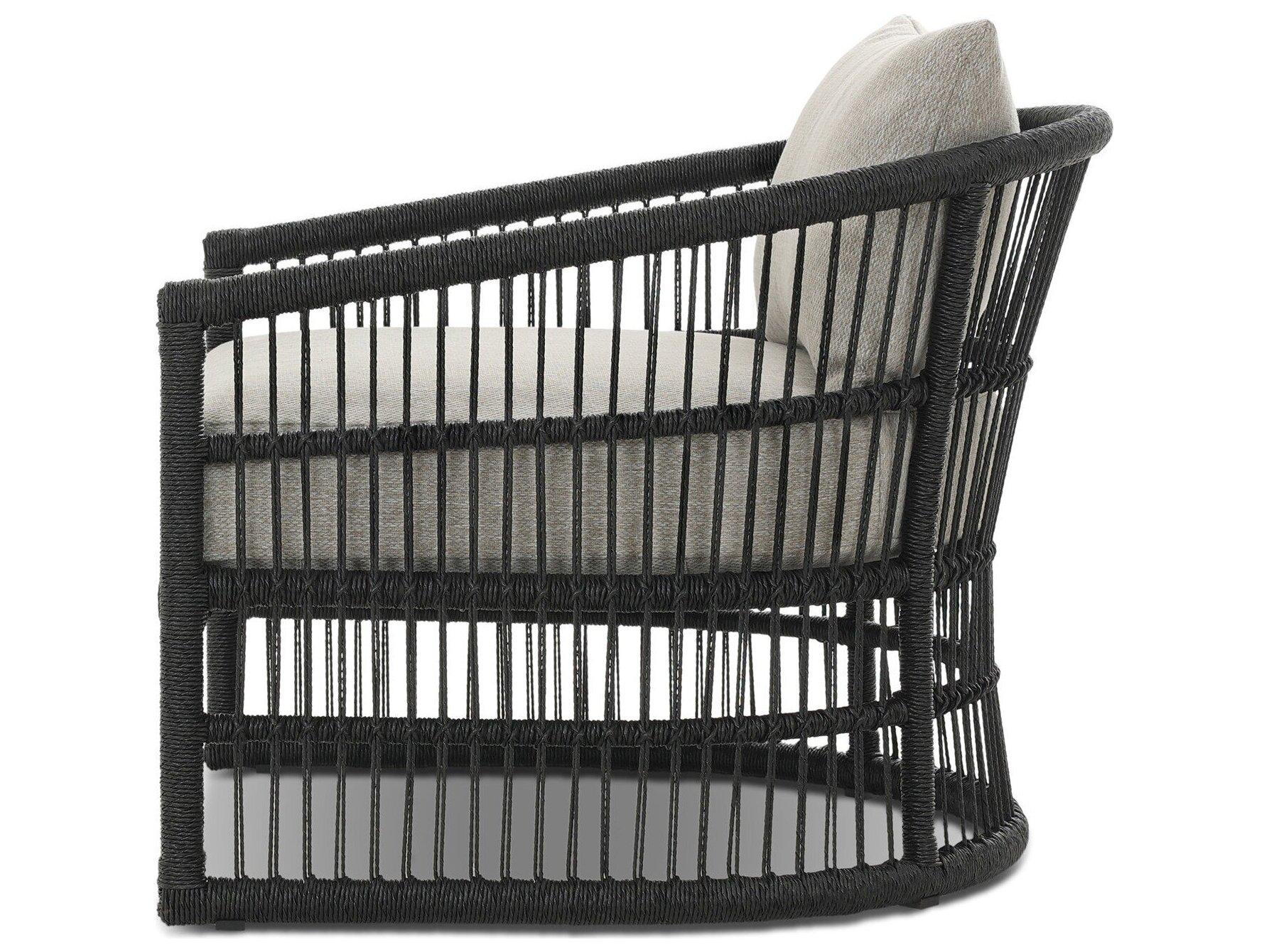 Four Hands Outdoor Solano Concha Fog Wicker Cushion Lounge Chair