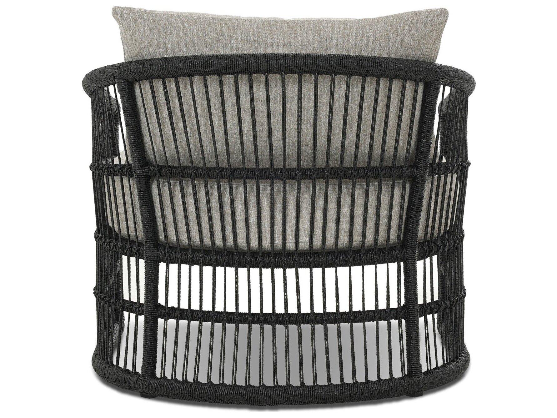 Four Hands Outdoor Solano Concha Fog Wicker Cushion Lounge Chair
