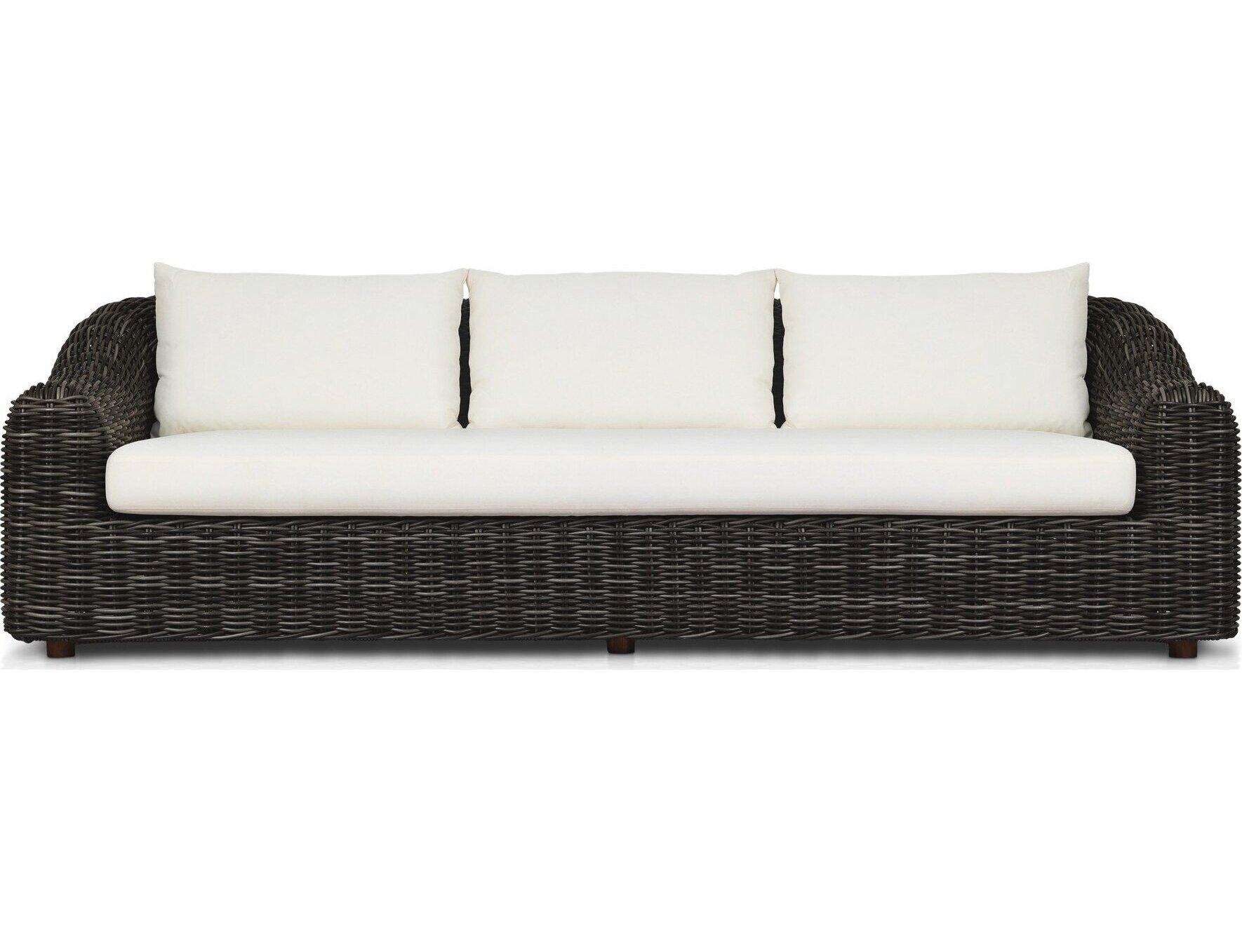 Four Hands Outdoor Pembrook Wicker Cushion Sofa