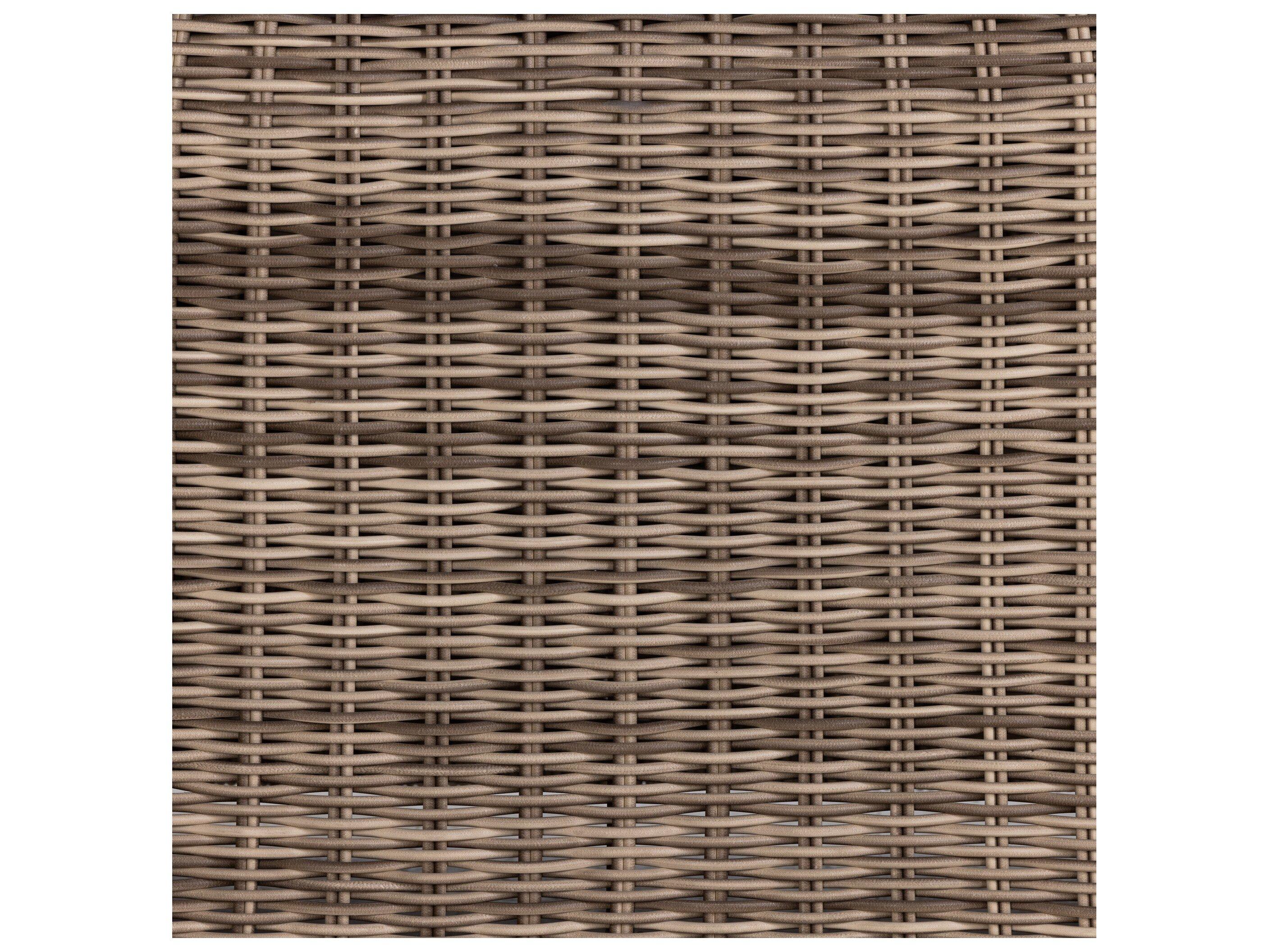 Four Hands Outdoor Pembrook Venao Ivory / Natural Teak / Chunky Sand Woven Lounge Chair