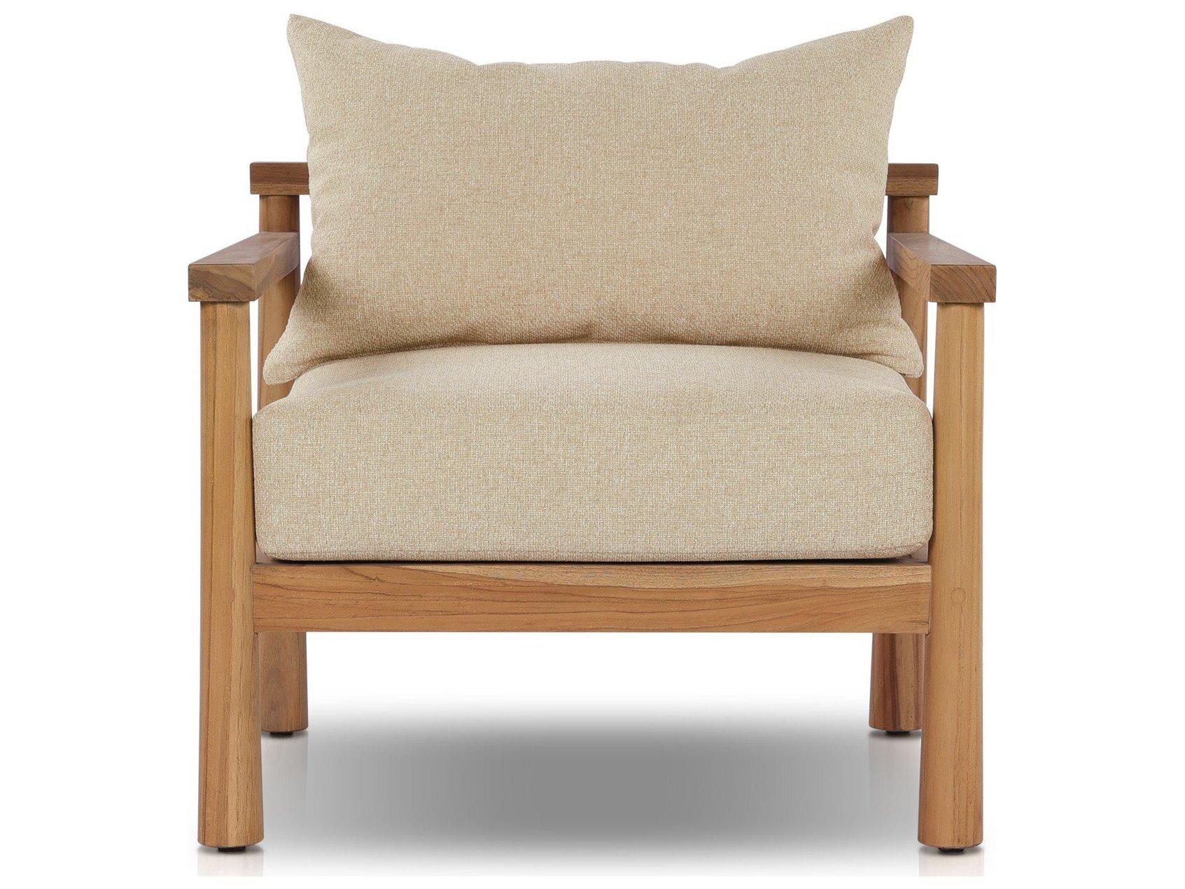 Four Hands Outdoor Barrington Irvine Natural Teak Lounge Chair