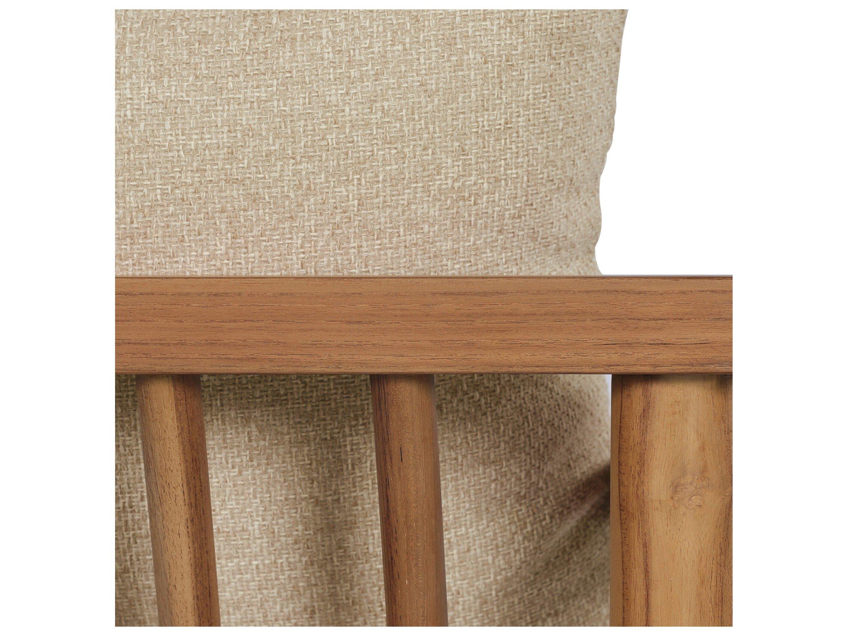 Four Hands Outdoor Barrington Irvine Natural Teak Lounge Chair