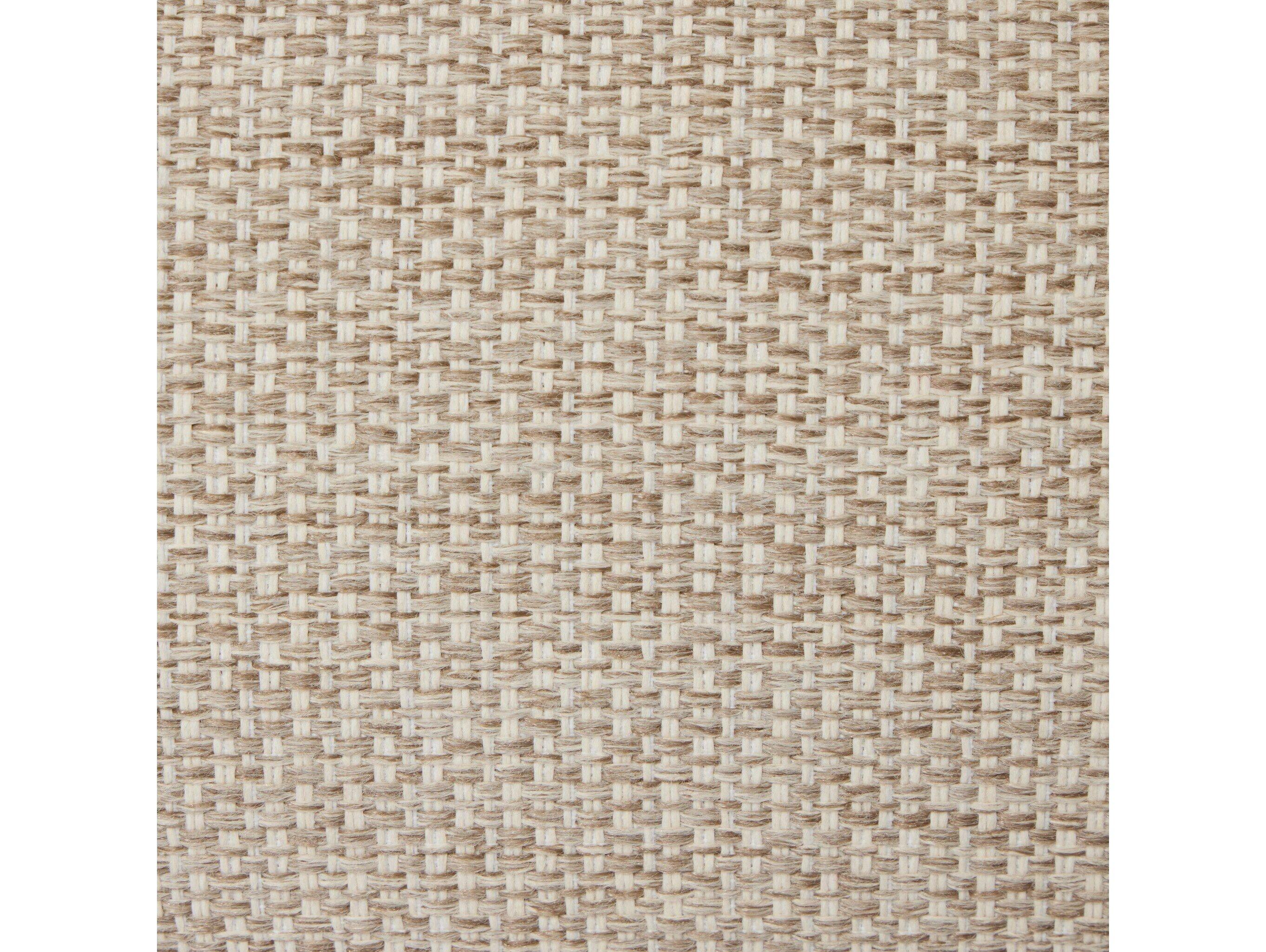 Four Hands Outdoor Solano Natural Teak Left Facing Chaise Lounge with Faye Sand Cushion