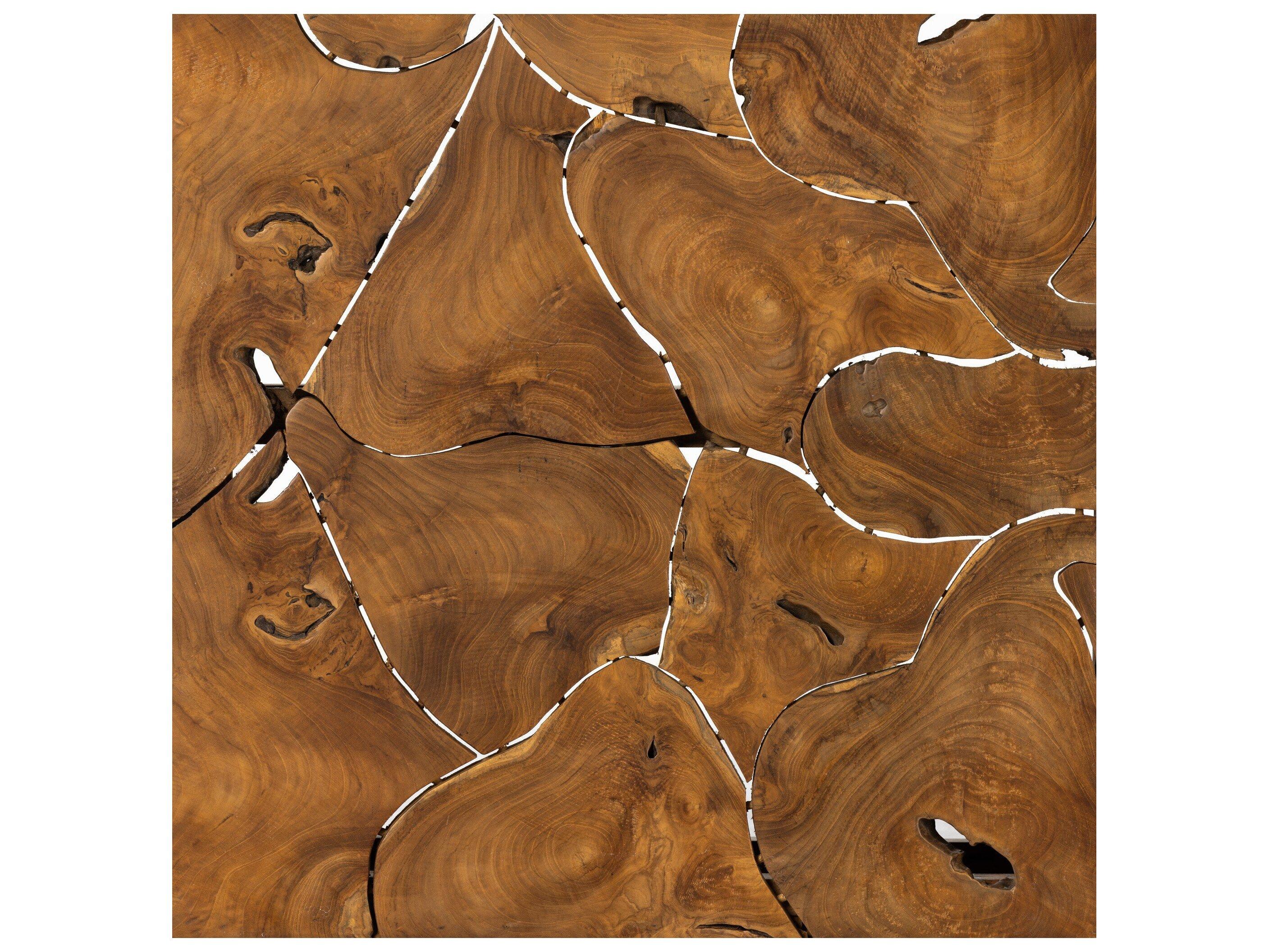 Four Hands Outdoor Providence Teak Root Square Coffee Table