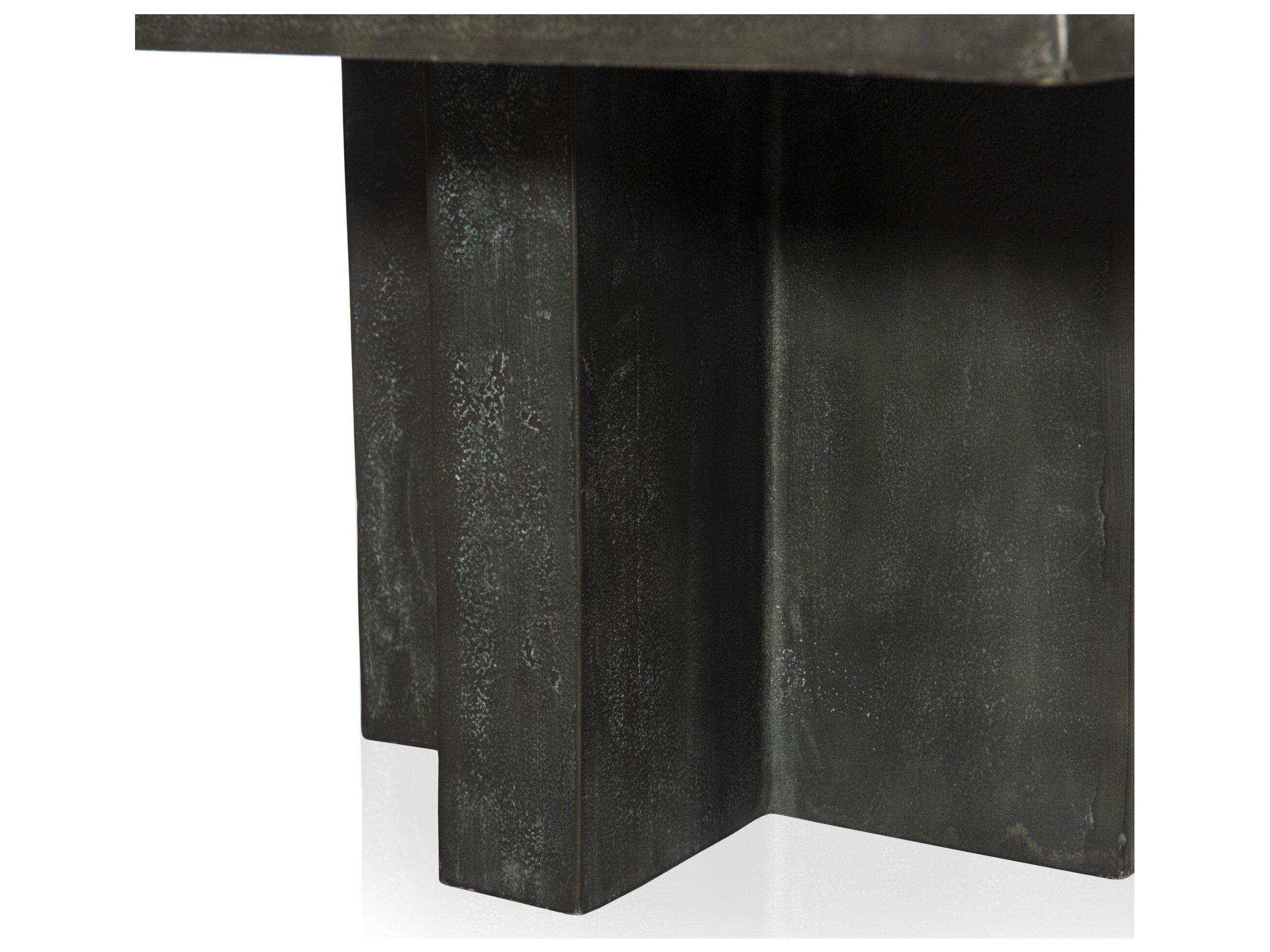 Four Hands Outdoor Marlow Aged Grey Rectangular Coffee Table