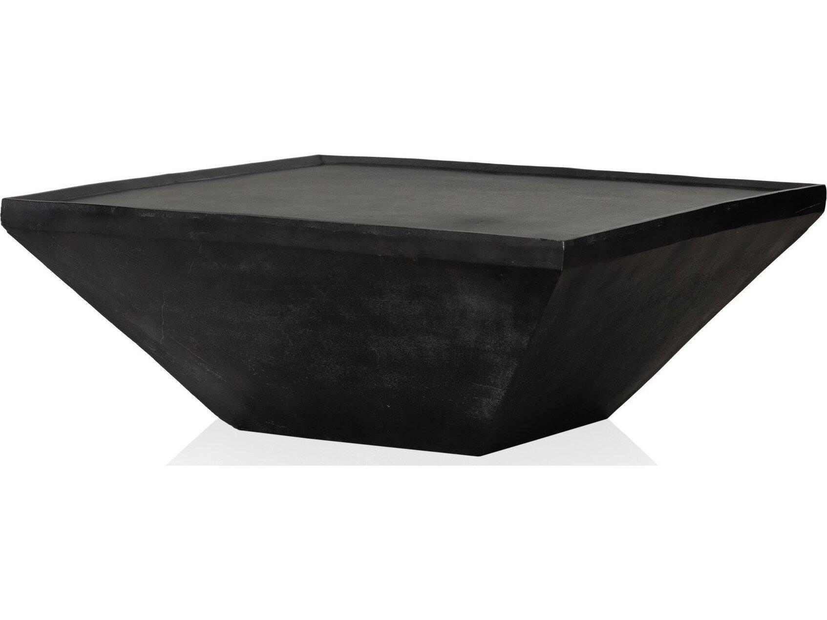 Four Hands Outdoor Marlow Drake Aged Grey Aluminum 42" Square Coffee Table