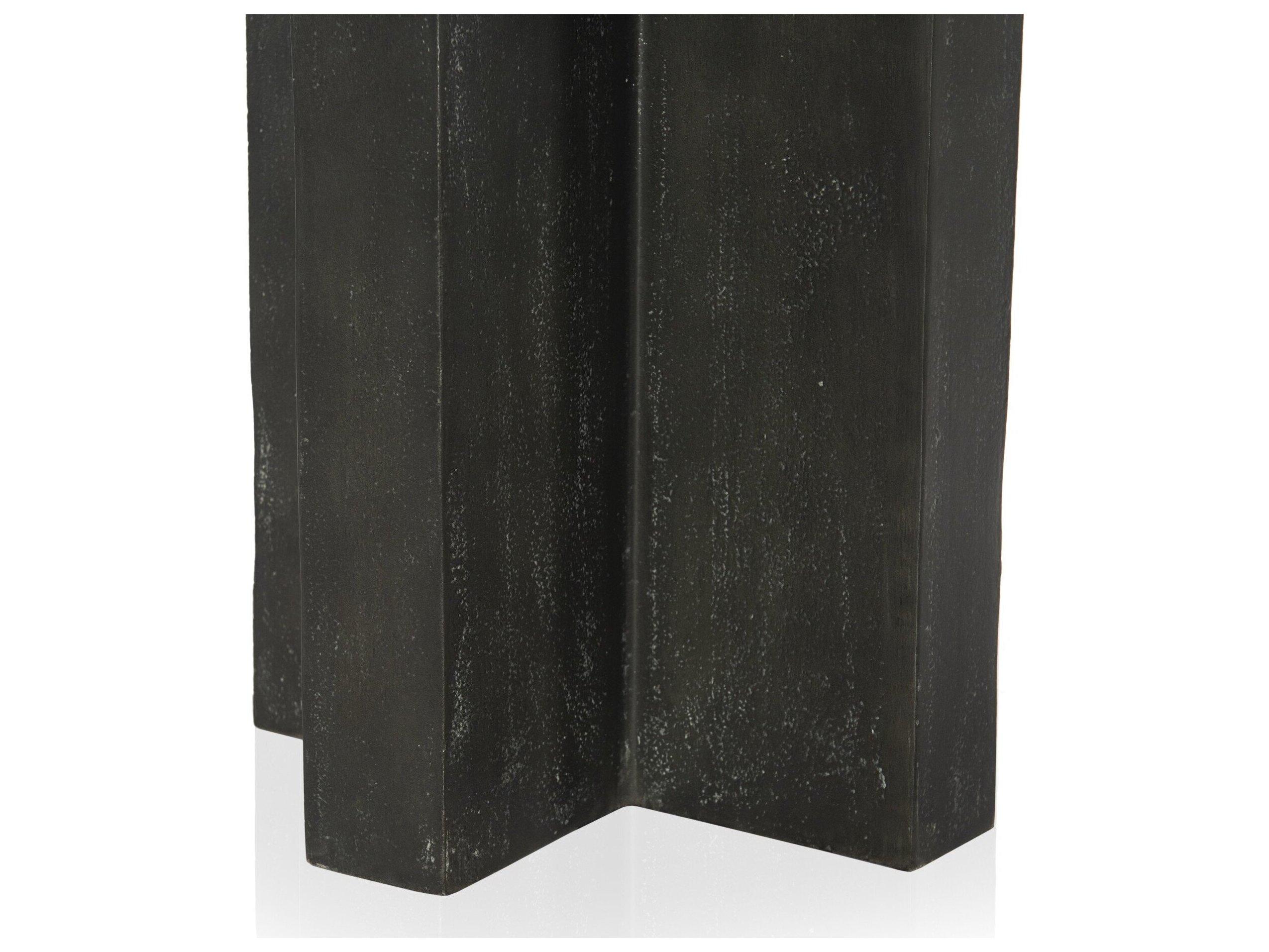Four Hands Outdoor Marlow Aged Grey Square End Table