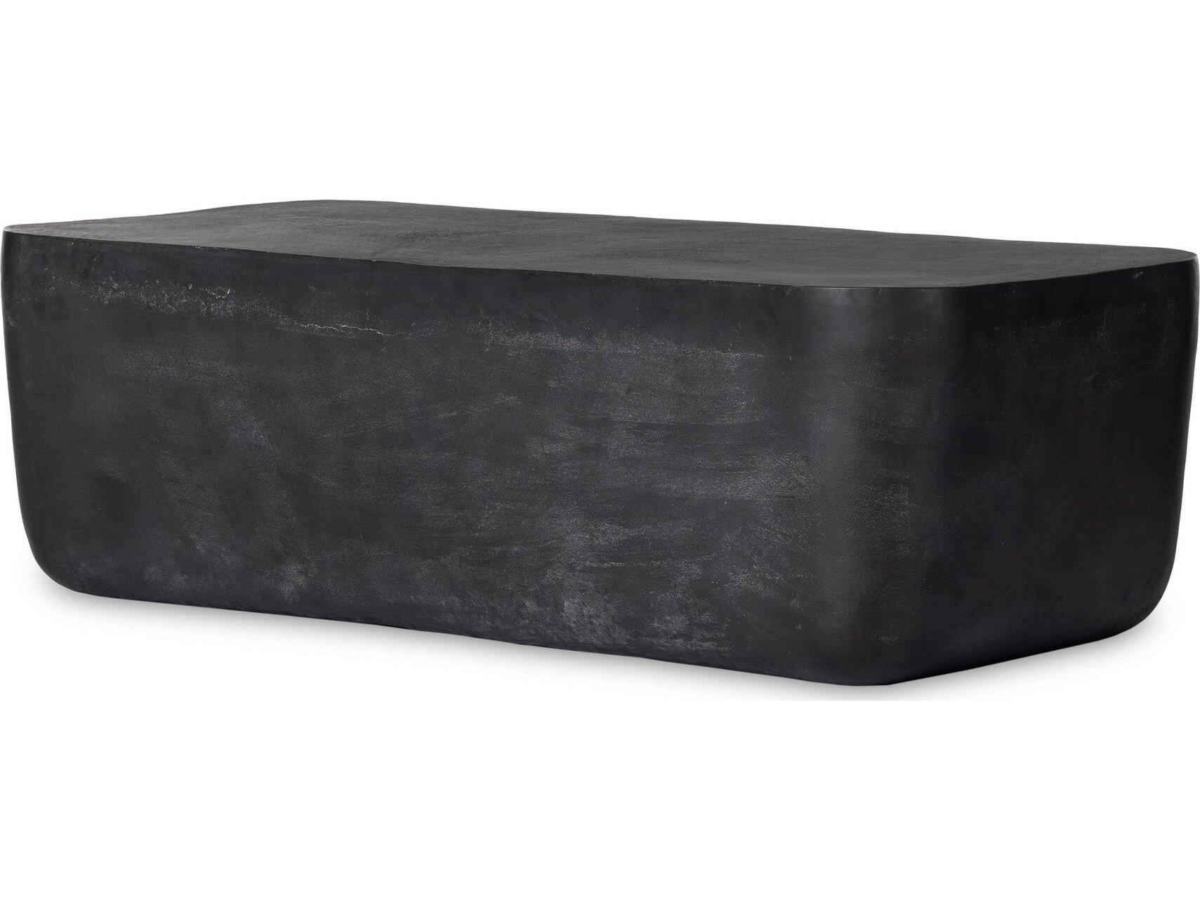 Four Hands Outdoor Marlow Aged Grey Rectangular Coffee Table