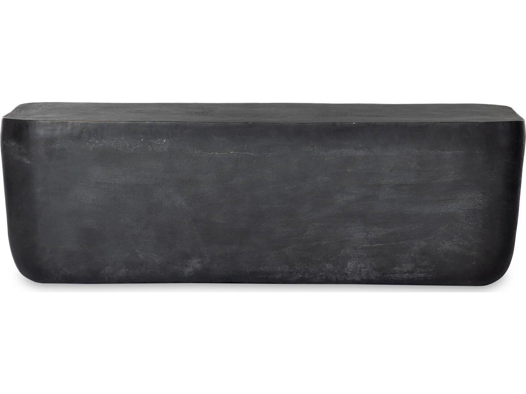 Four Hands Outdoor Marlow Aged Grey Rectangular Coffee Table