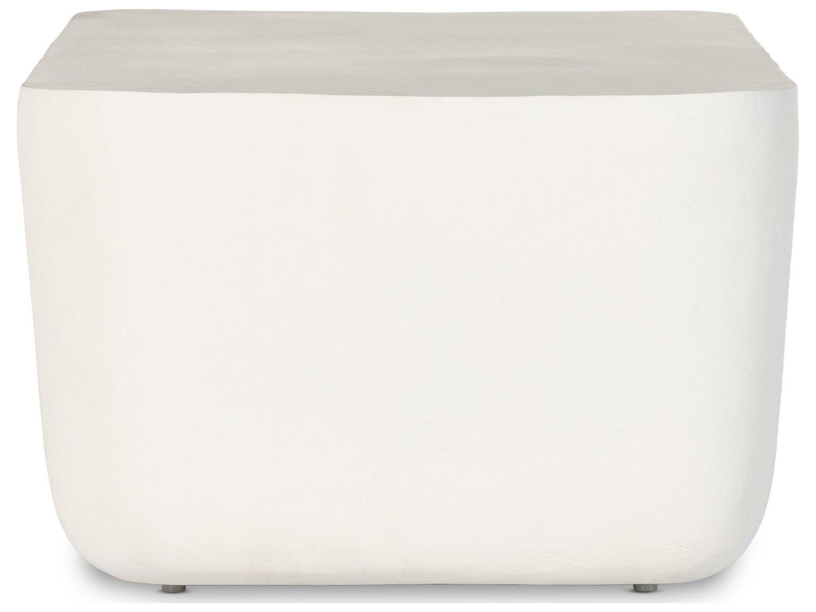 Four Hands Outdoor Marlow Matte White Rectangular Coffee Table