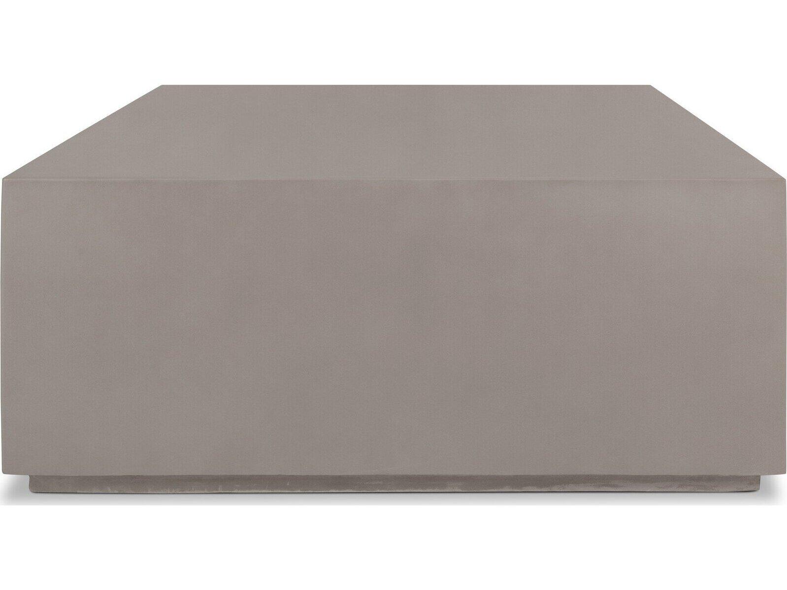 Four Hands Outdoor Constantine Natural Concrete Rectangular Coffee Table