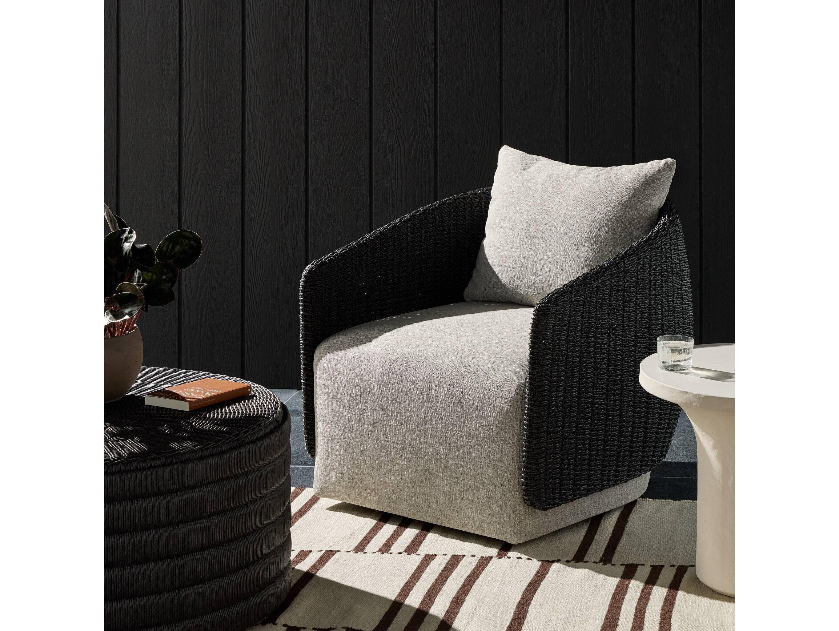 Four Hands Outdoor Solano Wicker Cushion Lounge Chair