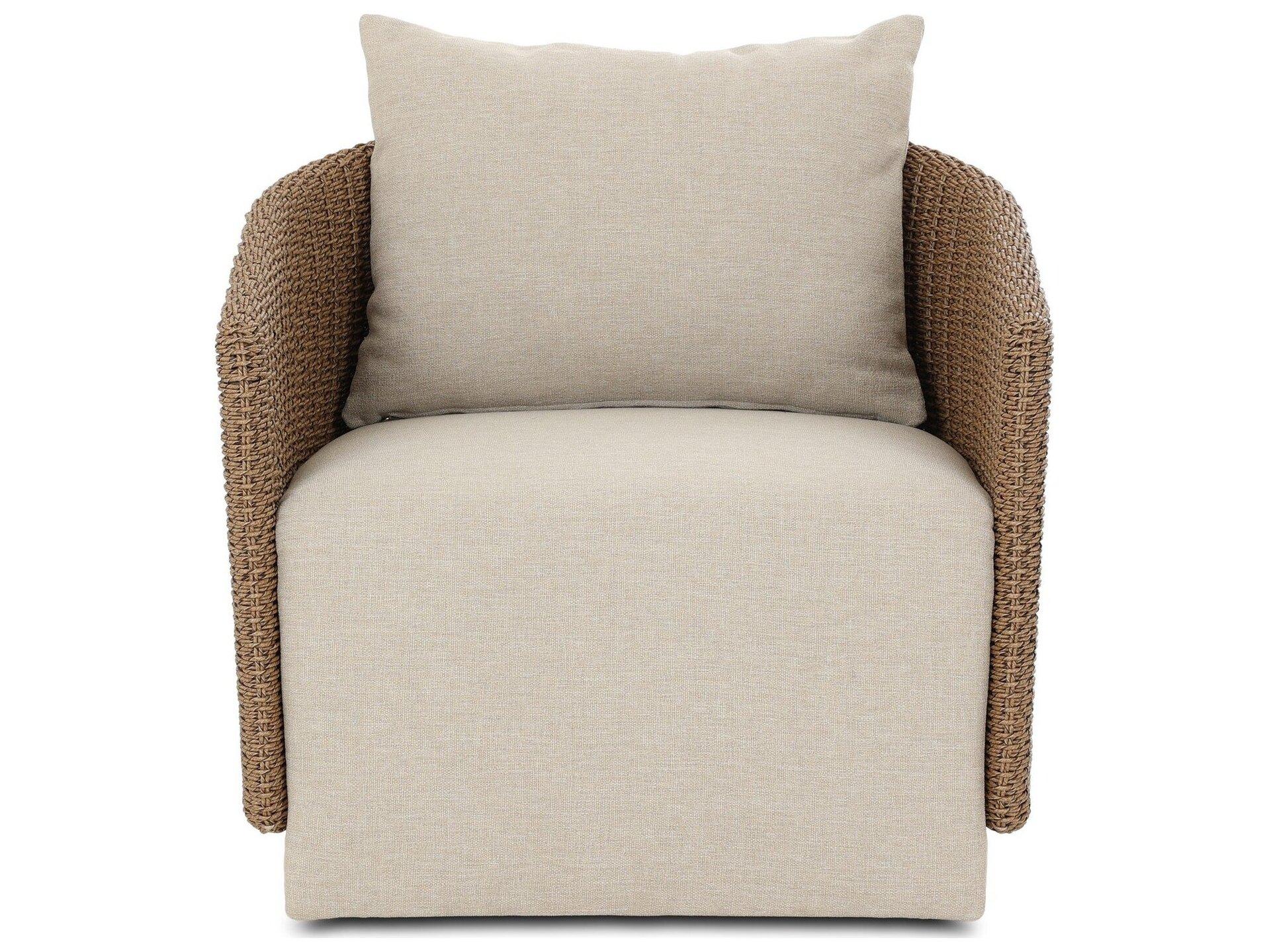 Four Hands Outdoor Solano Alessi Buff Cushion Lounge Chair