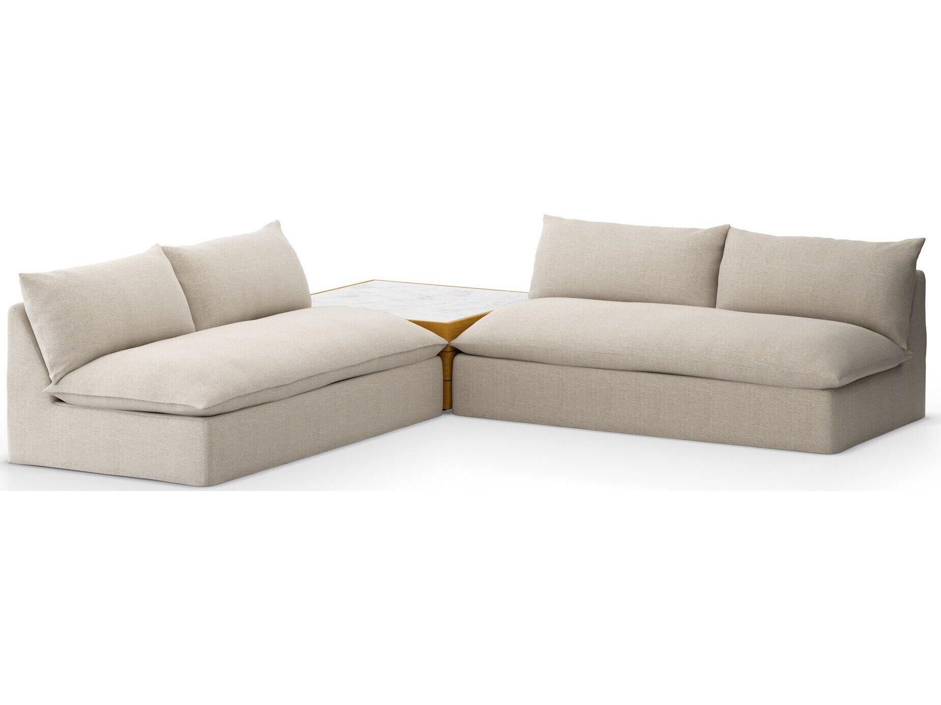 Four Hands Outdoor Solano Faye Sand Cushion Sofa