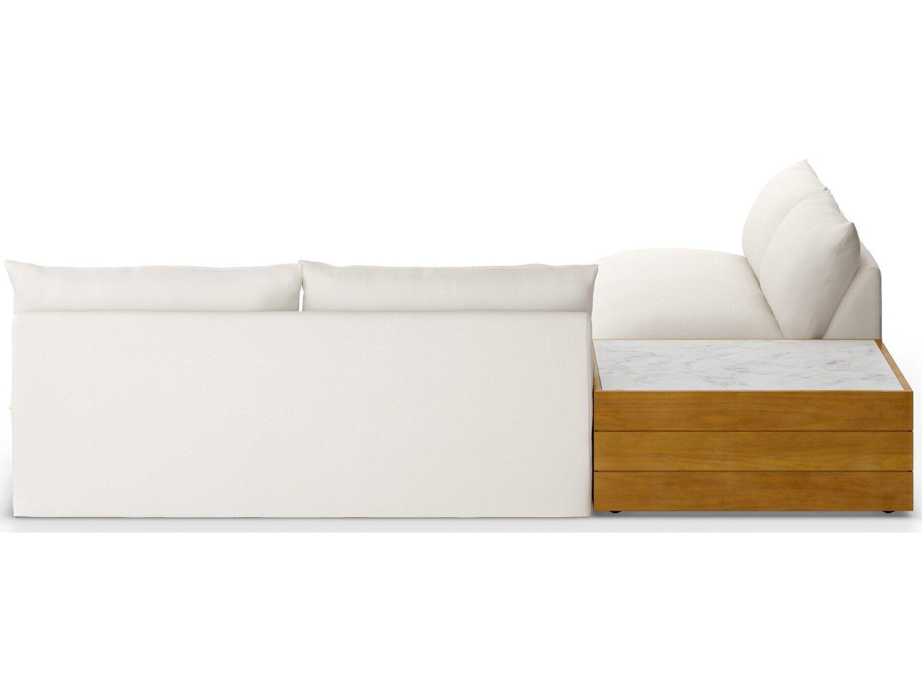 Four Hands Outdoor Solano Faye Cream Cushion Sofa