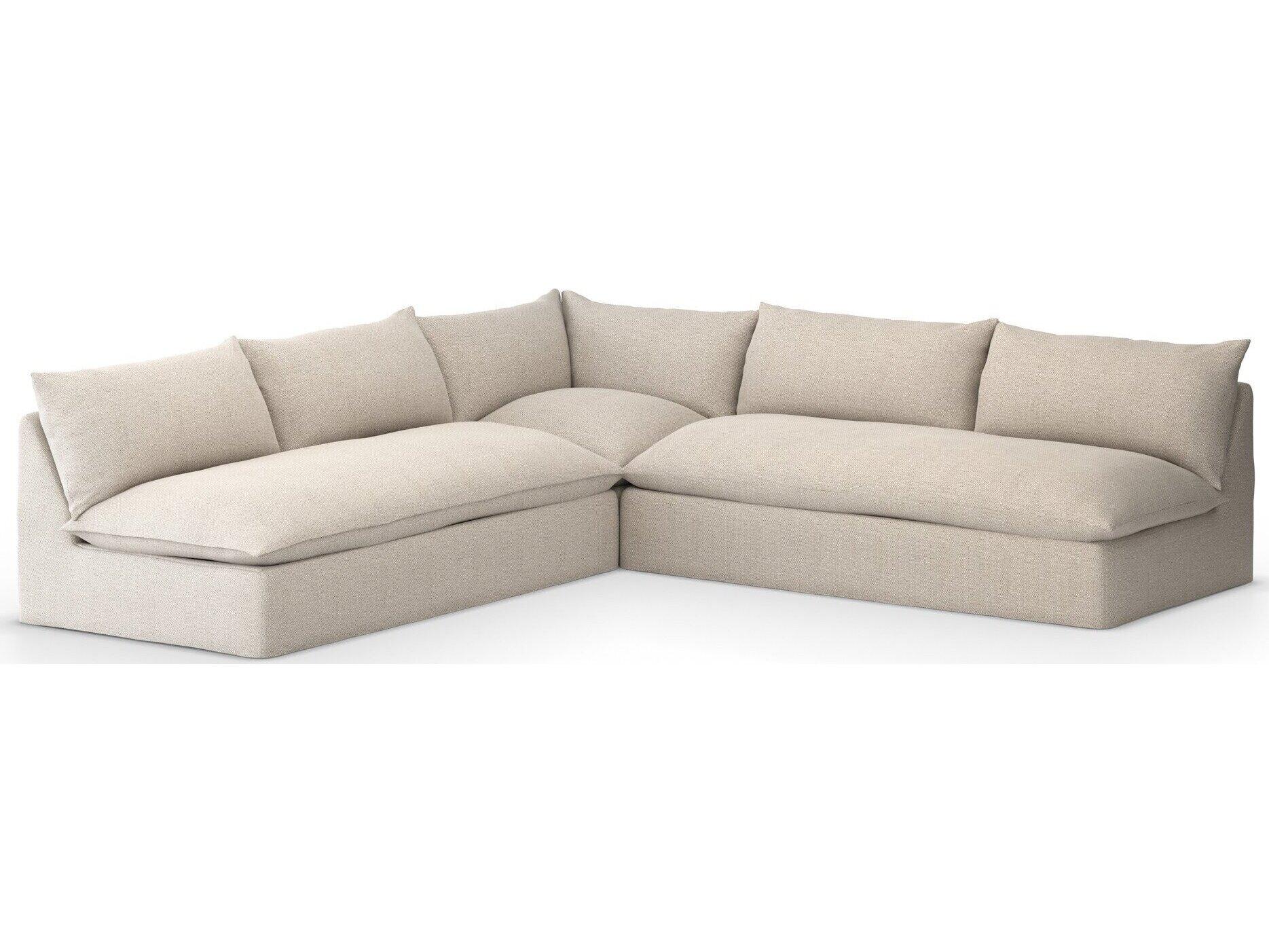 Four Hands Outdoor Solano Faye Sand Cushion Sofa