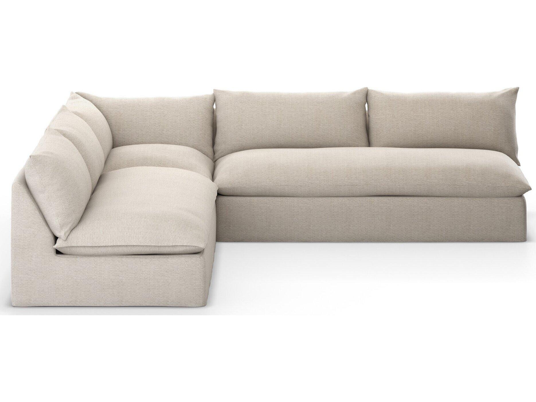 Four Hands Outdoor Solano Faye Sand Cushion Sofa