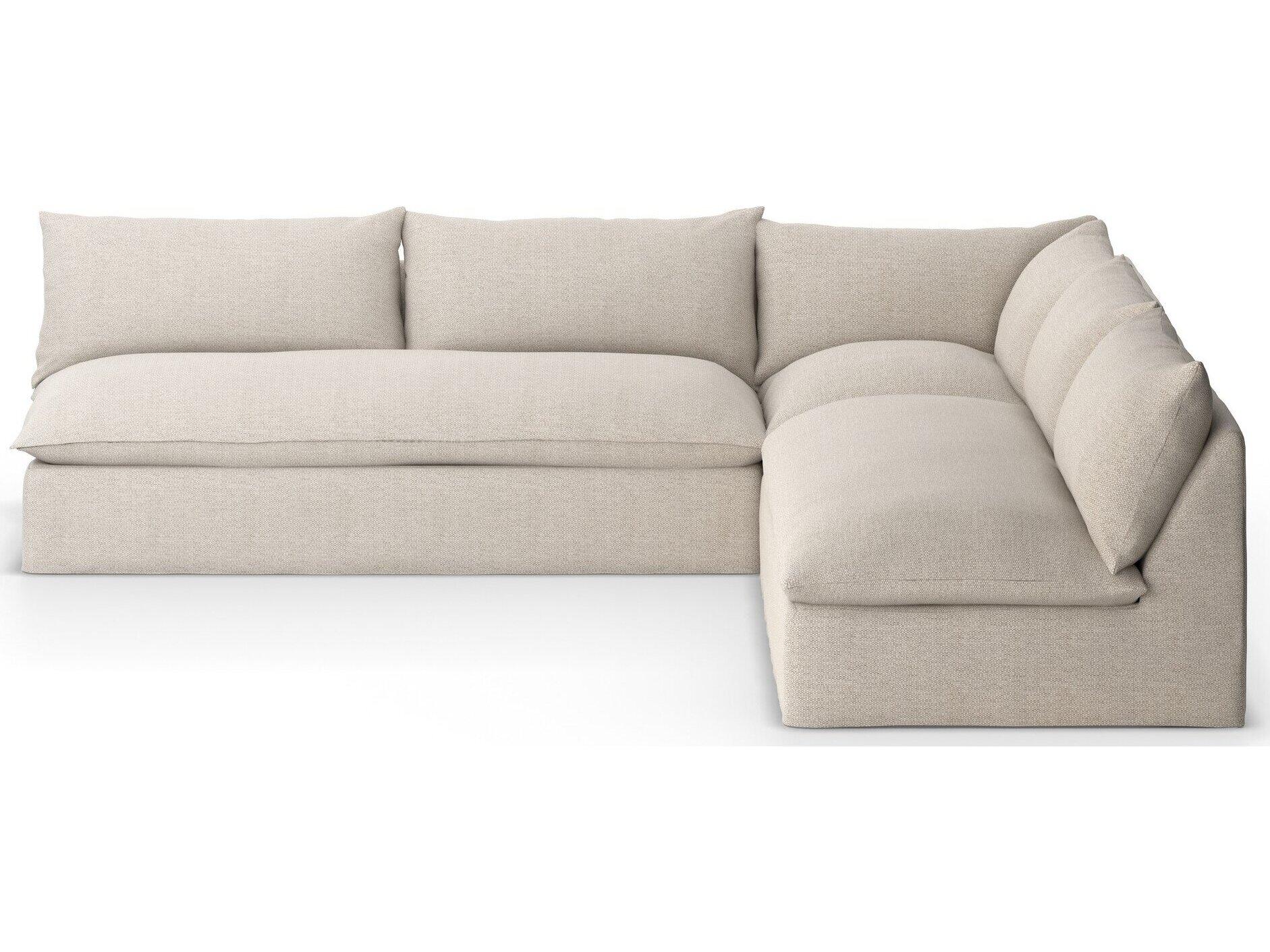 Four Hands Outdoor Solano Faye Sand Cushion Sofa