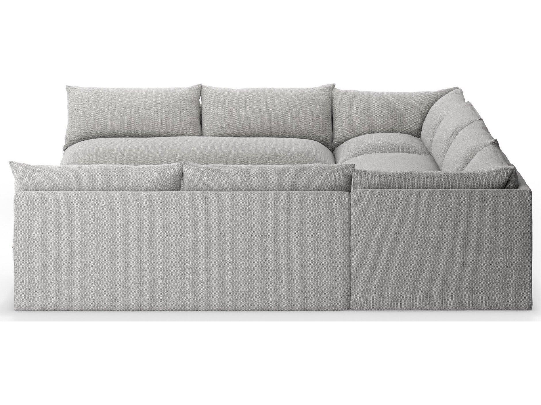 Four Hands Outdoor Solano Faye Ash Cushion Sofa