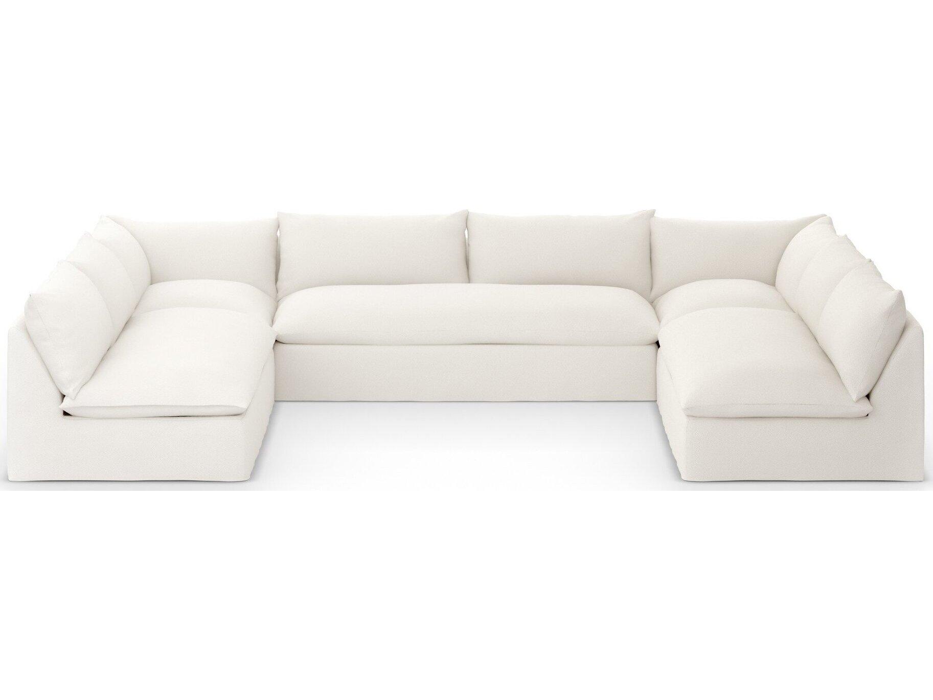 Four Hands Outdoor Solano Faye Cream Cushion Sofa