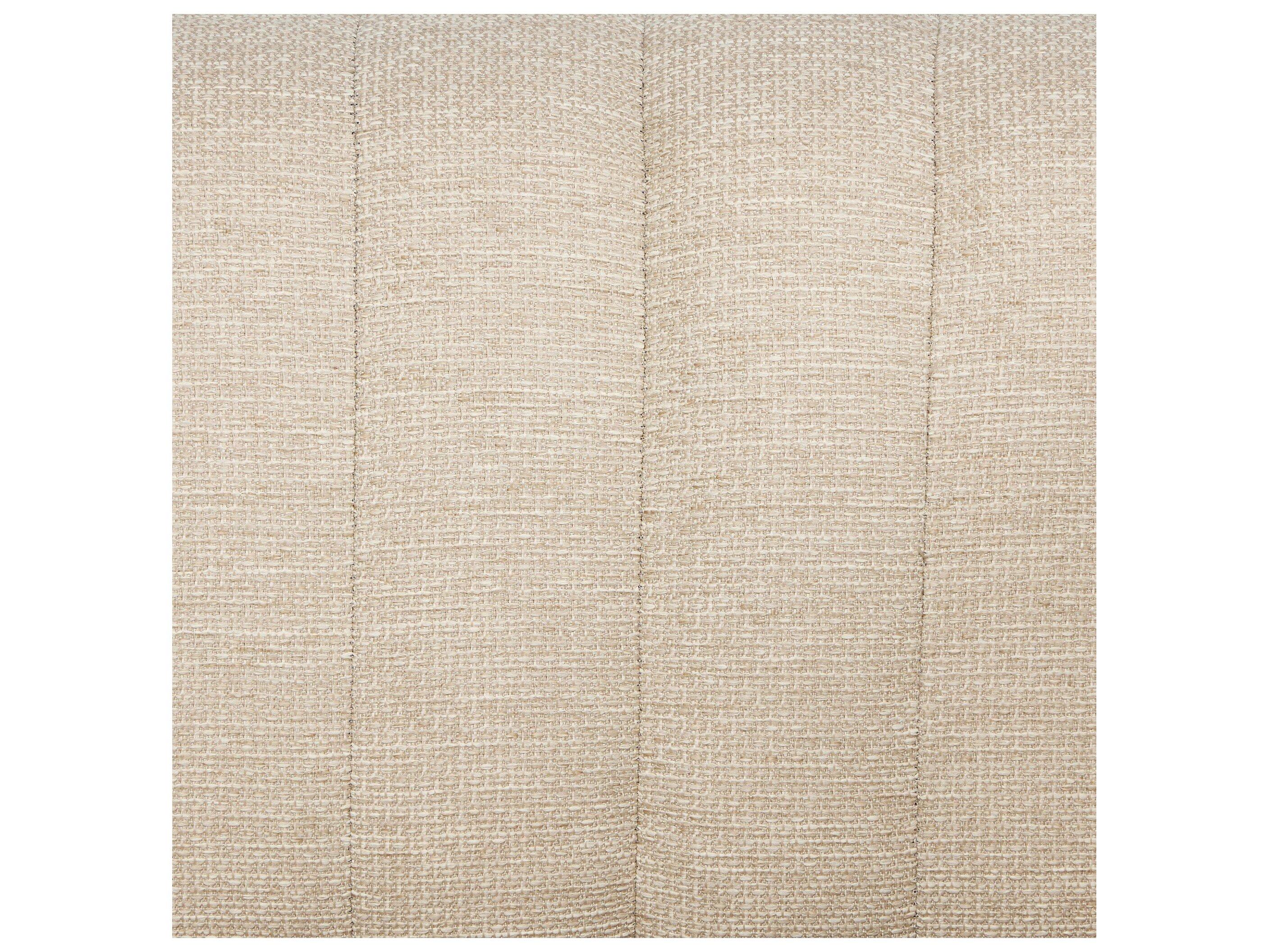 Four Hands Outdoor Solano Augustine Fabric Cushion Swivel Lounge Chair in Casa Cream