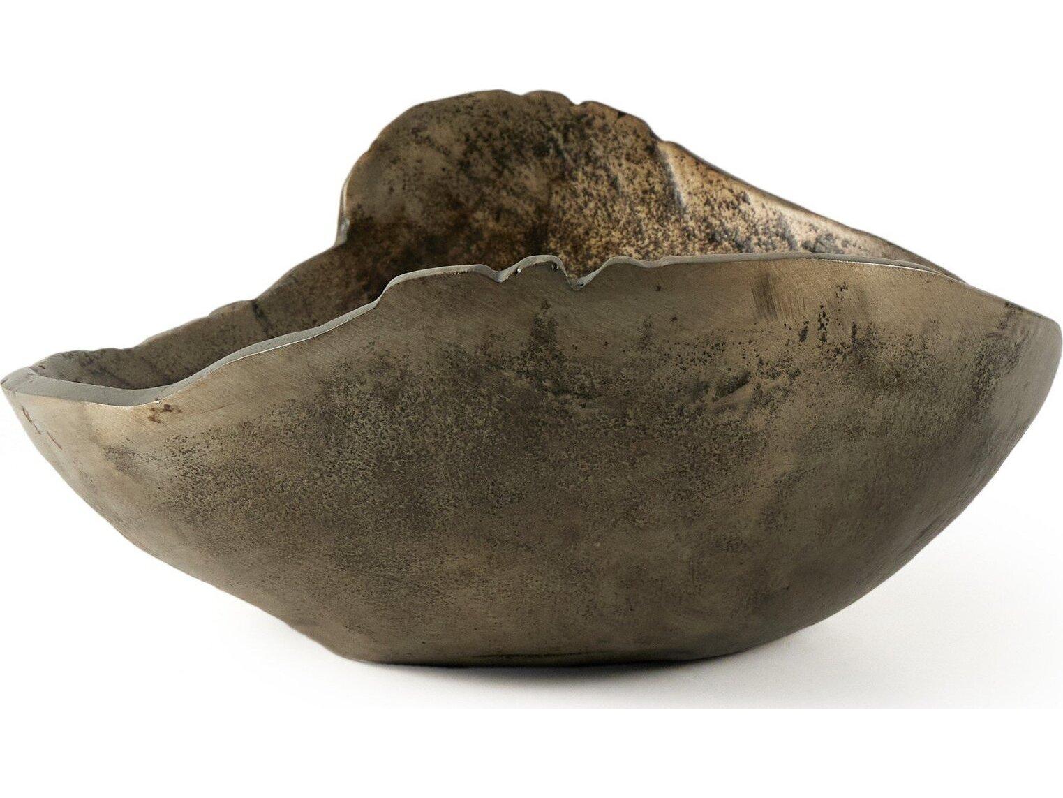 Four Hands Outdoor Wesson Rustic Cast Aluminum Bowl