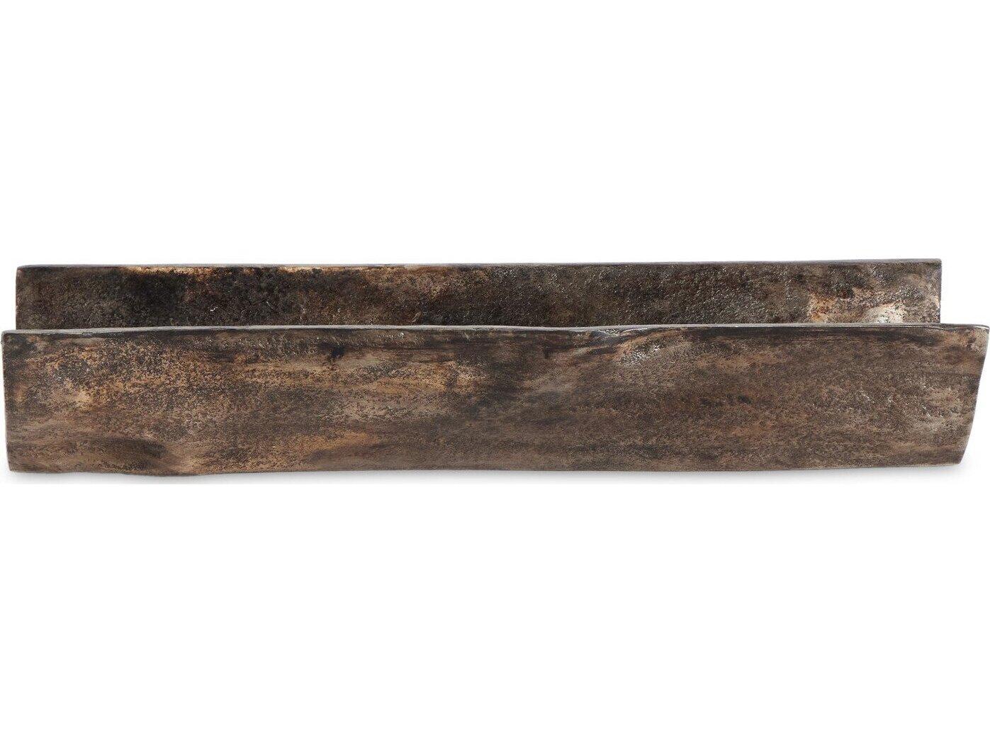 Four Hands Outdoor Wesson Rustic Cast Aluminum Tray