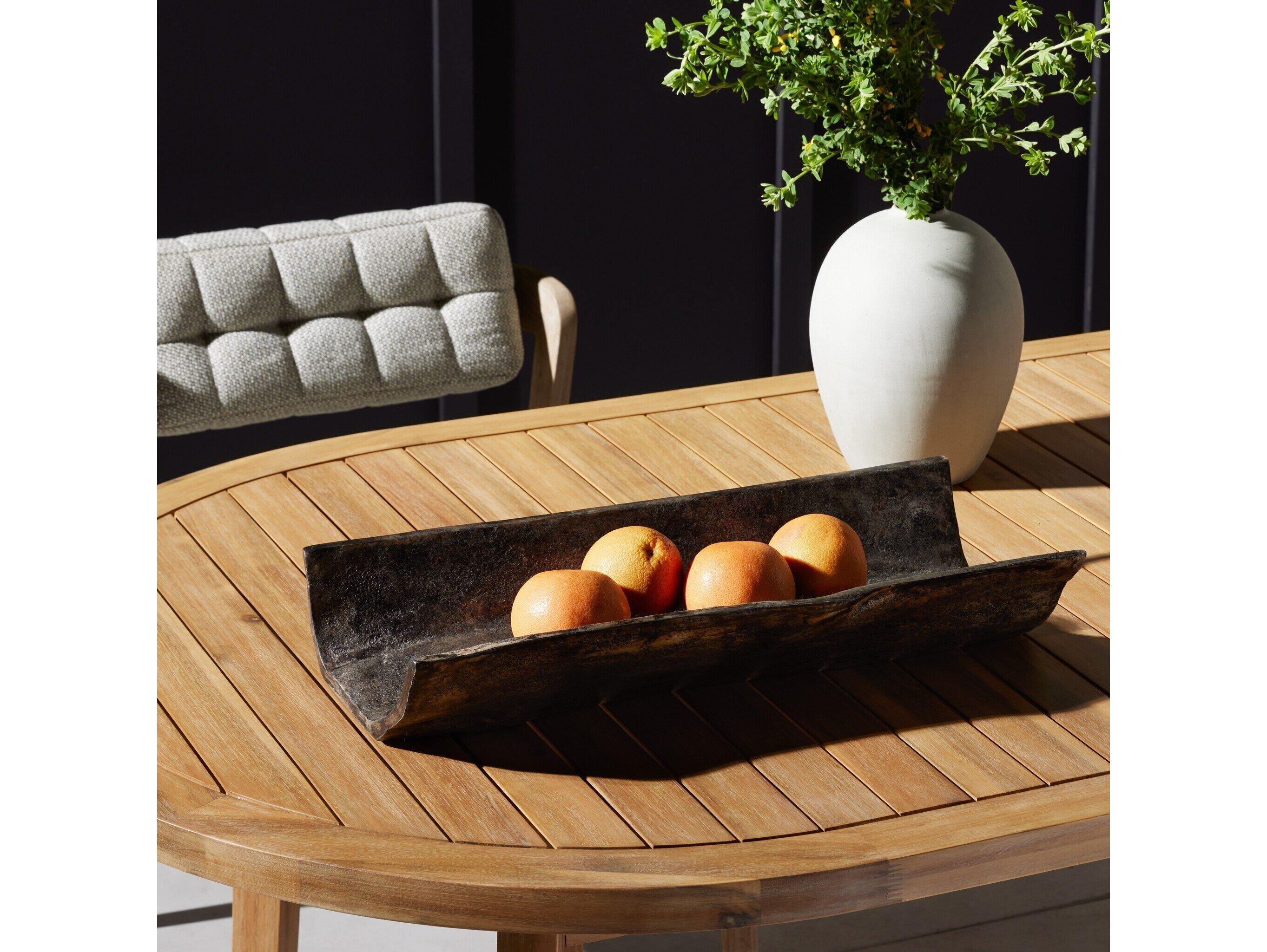 Four Hands Outdoor Wesson Rustic Cast Aluminum Tray