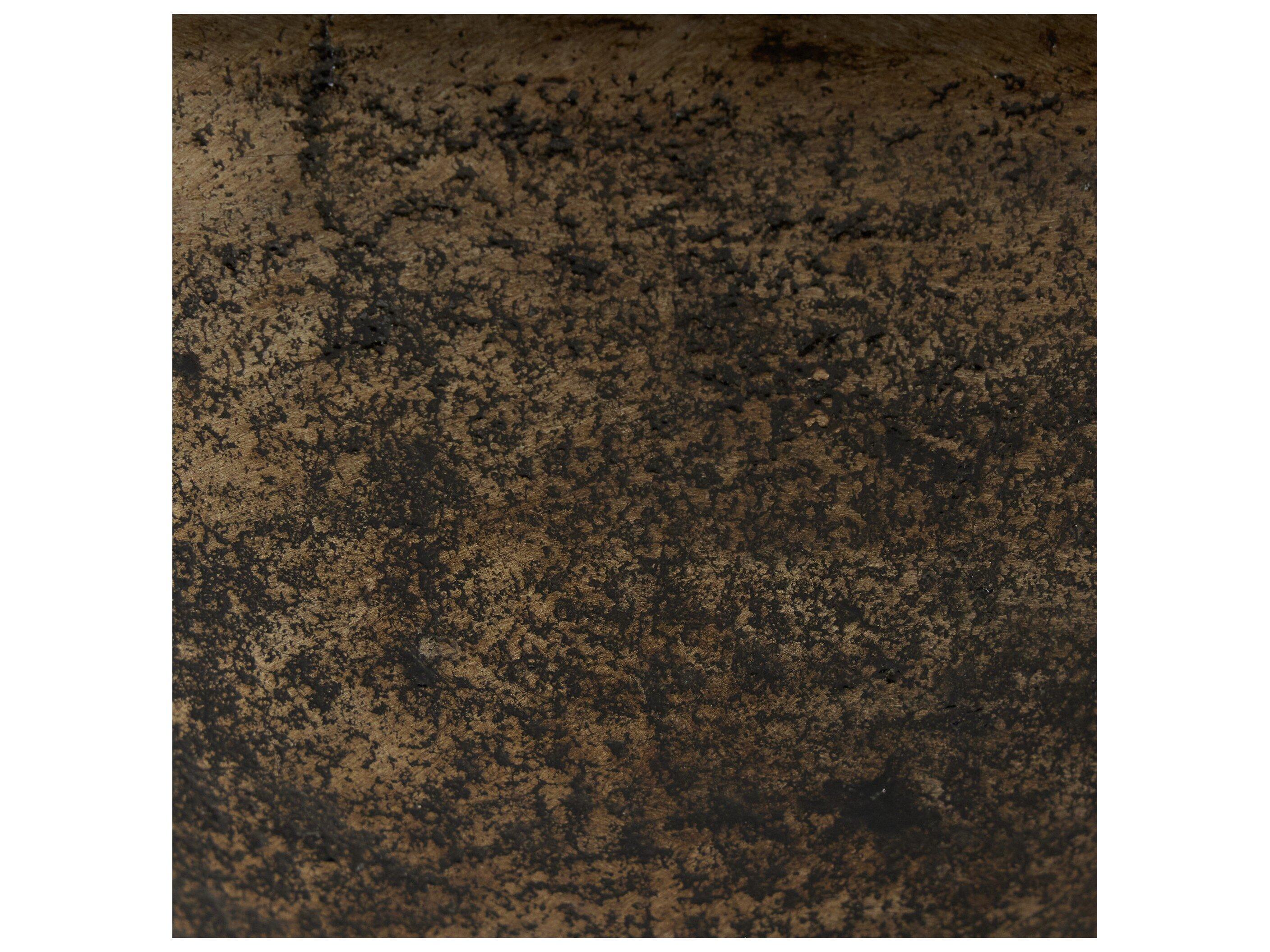 Four Hands Outdoor Wesson Rustic Cast Aluminum Pedestal Bowl