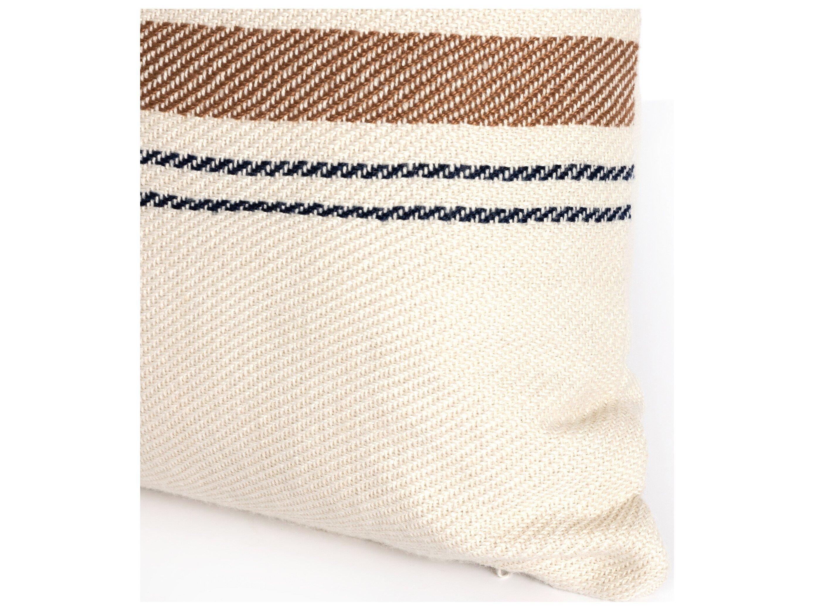 Four Hands Outdoor Willow Long Gold Stripe Pillow