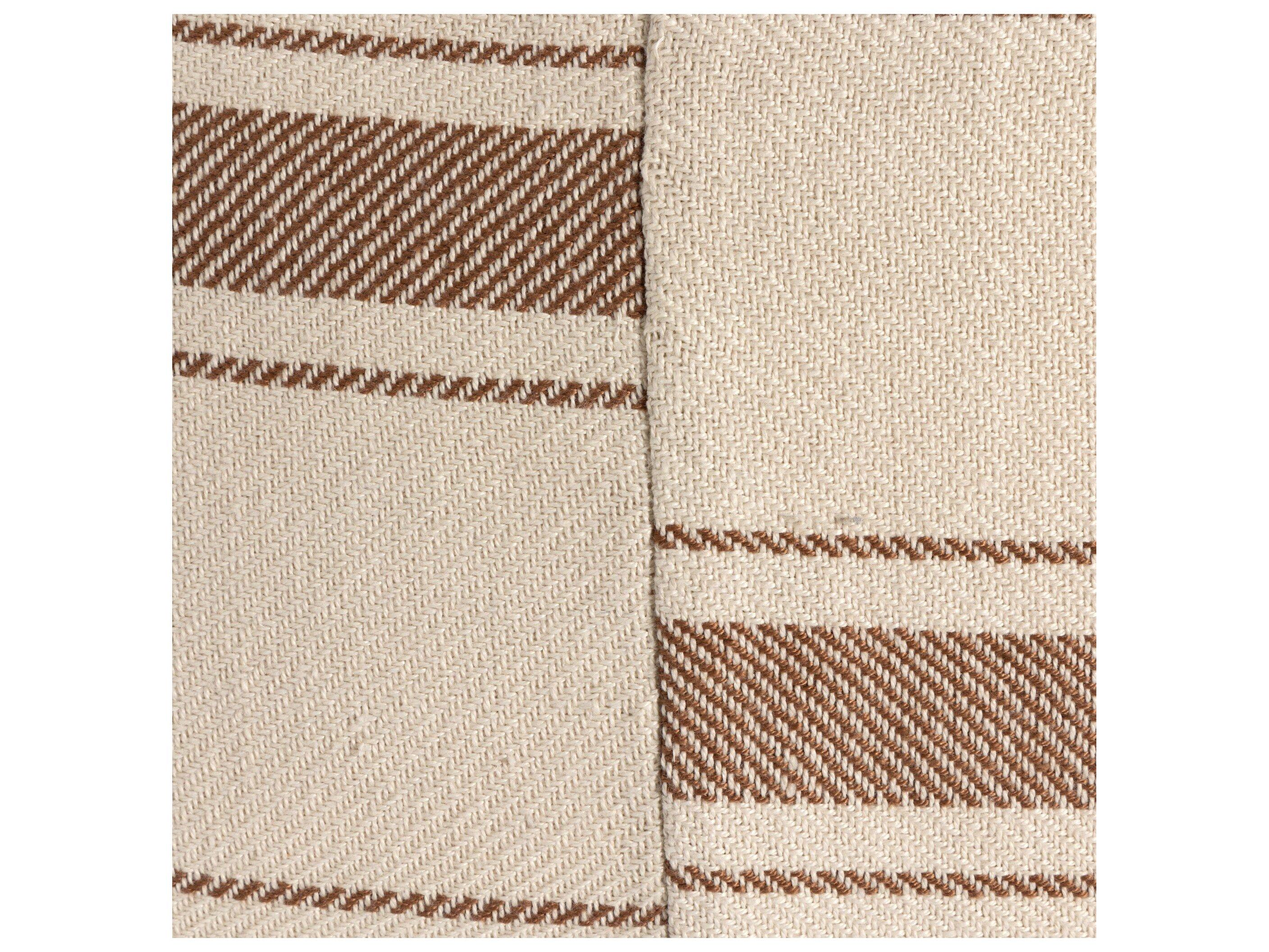 Four Hands Outdoor Willow Patterned Gold Stripe Pillow