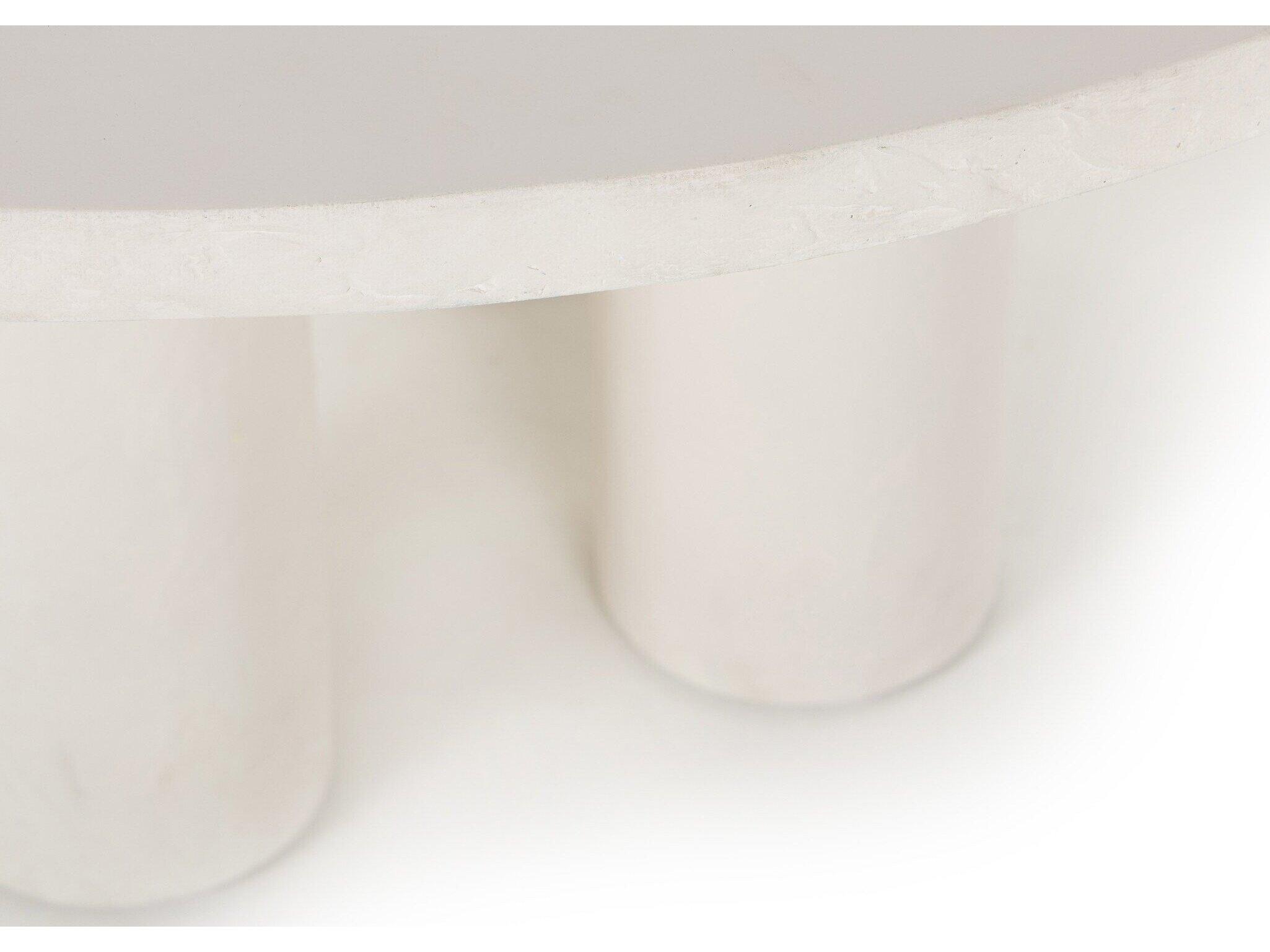 Four Hands Outdoor Constantine White Concrete Round Dining Table