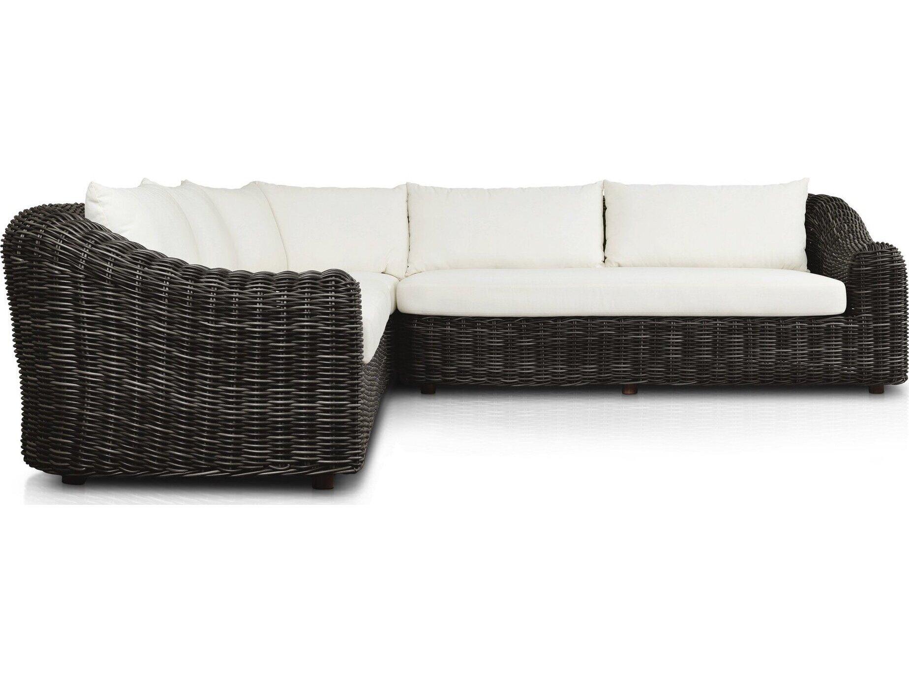 Four Hands Outdoor Pembrook Venao Ivory Cushion Sofa
