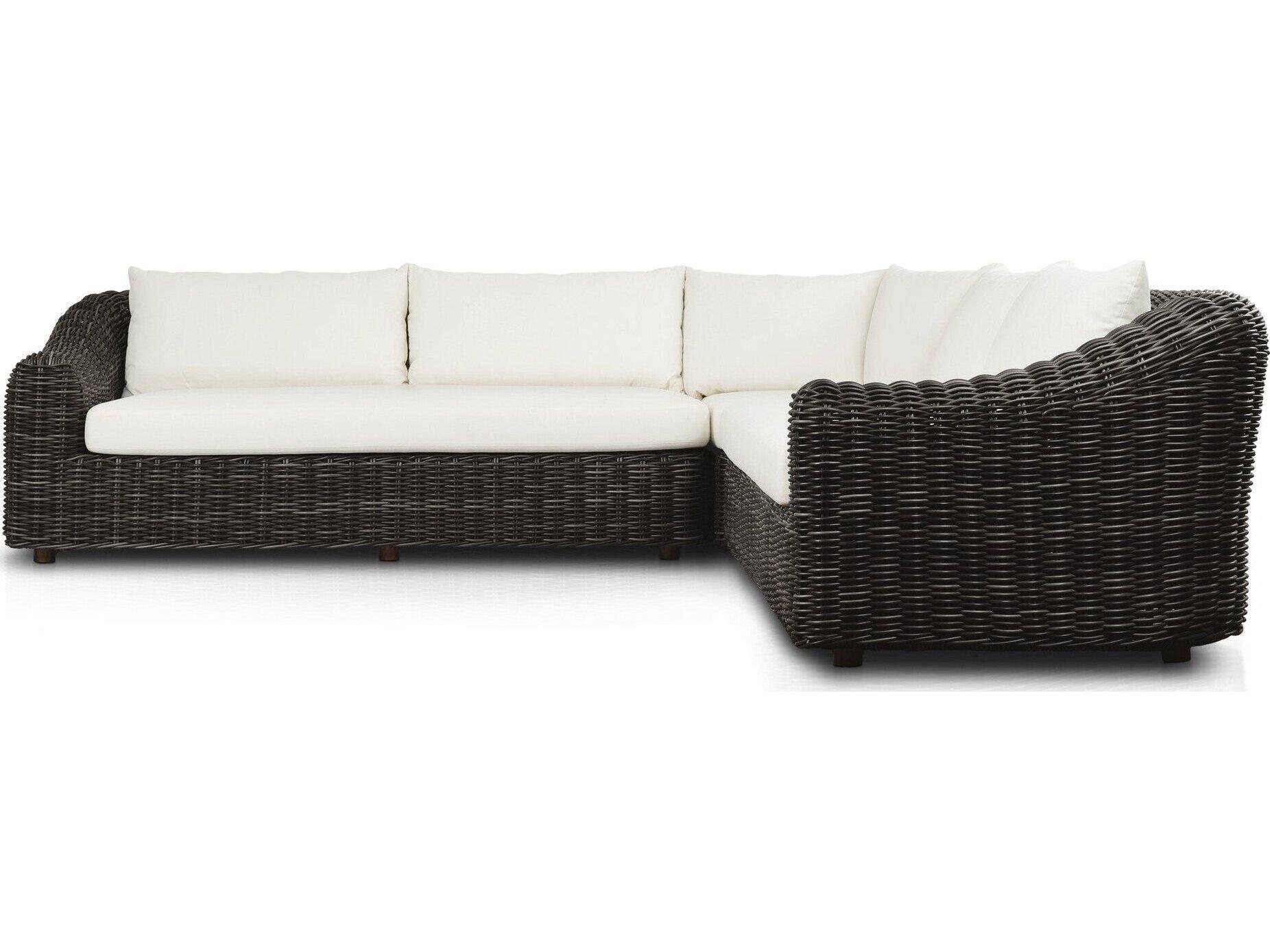 Four Hands Outdoor Pembrook Venao Ivory Cushion Sofa